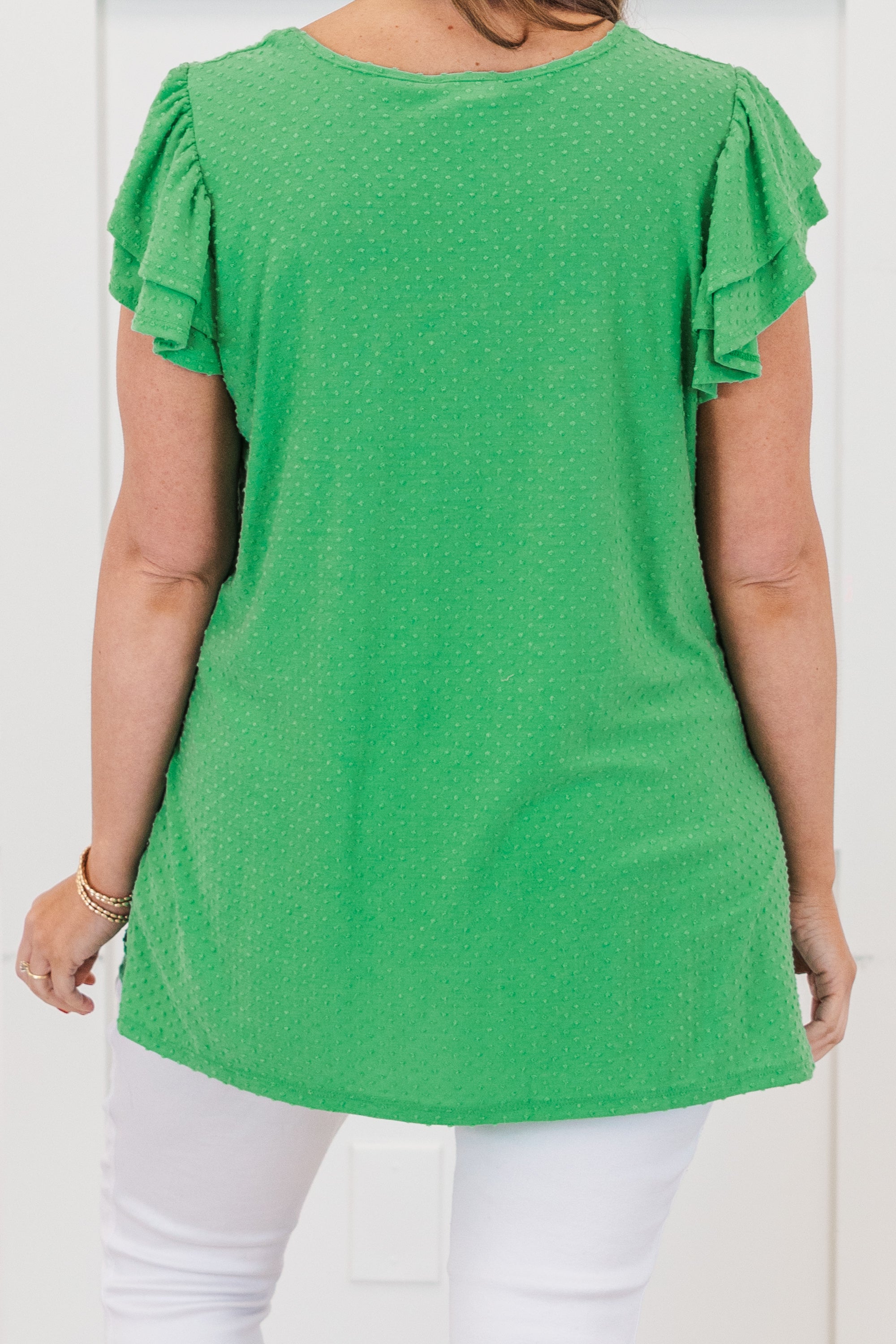 Reminiscing On The Past Top, Kelly Green
