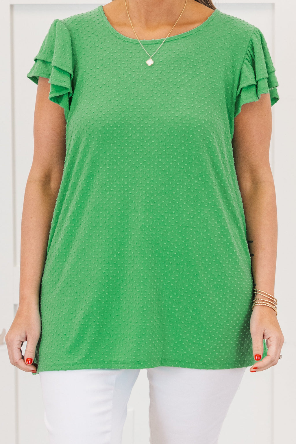 Reminiscing On The Past Top, Kelly Green