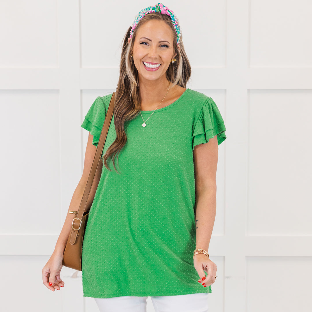 Reminiscing On The Past Top, Kelly Green