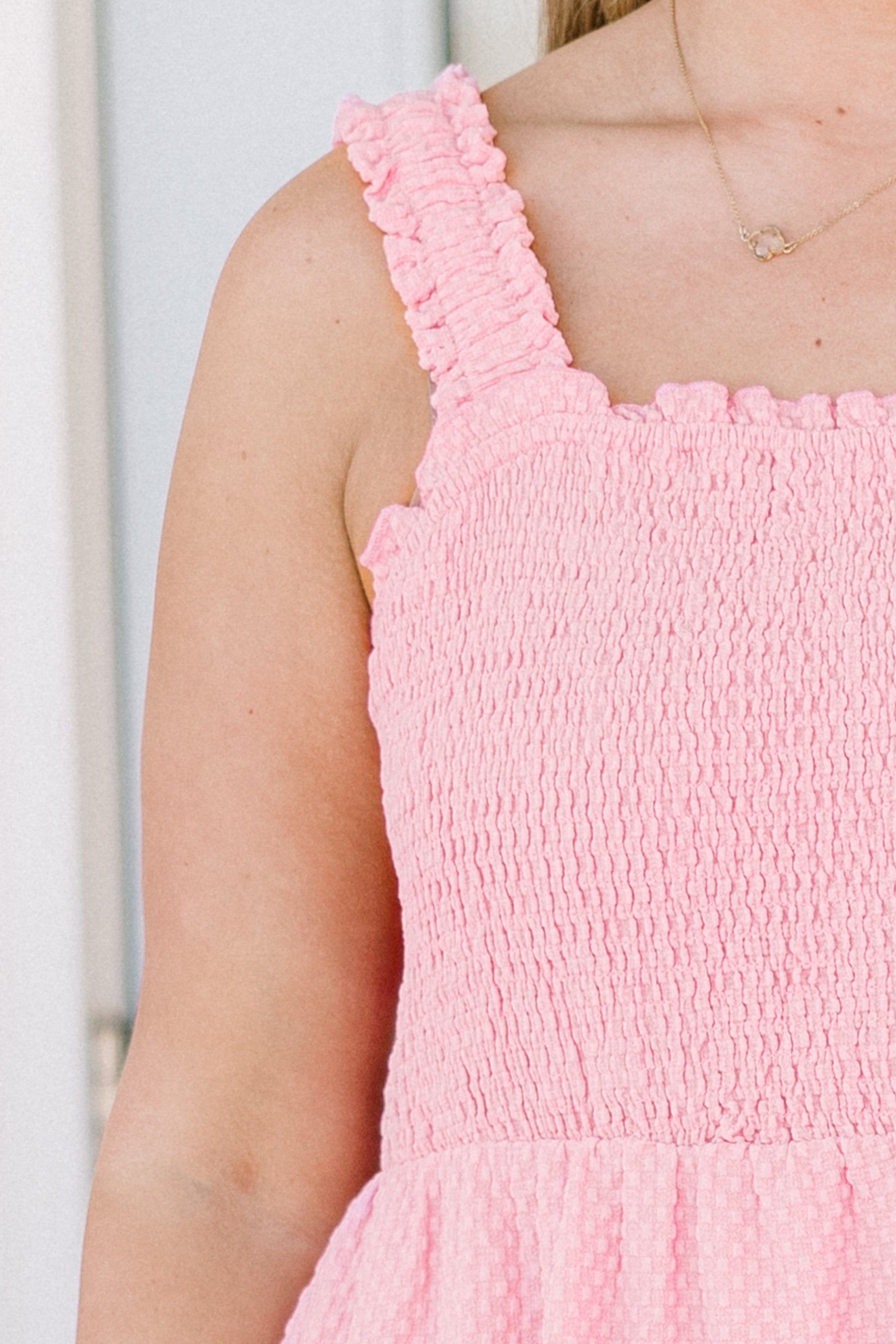 Return Someday Dress, Baby Pink