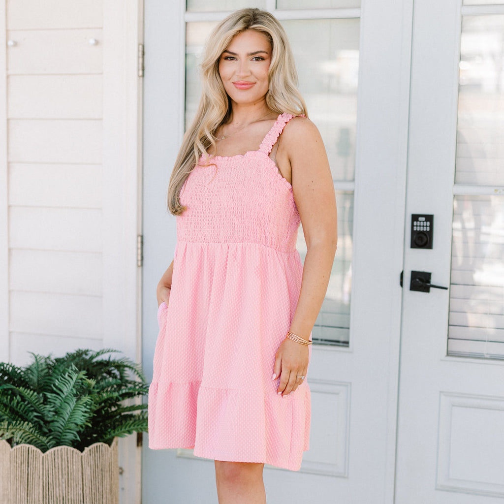 Return Someday Dress, Baby Pink