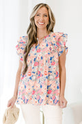 Ribbon Romance Top, Pink