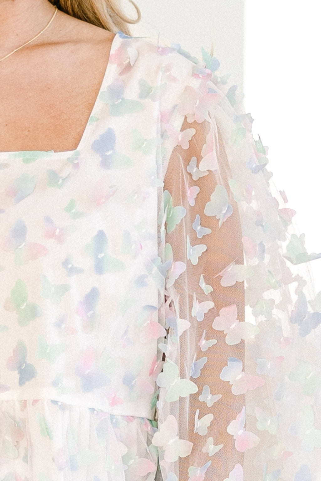 Ribbons In The Sky Top, Sage Mix