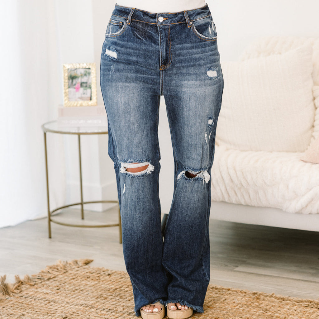 Ride That Wave Jeans, Dark Wash