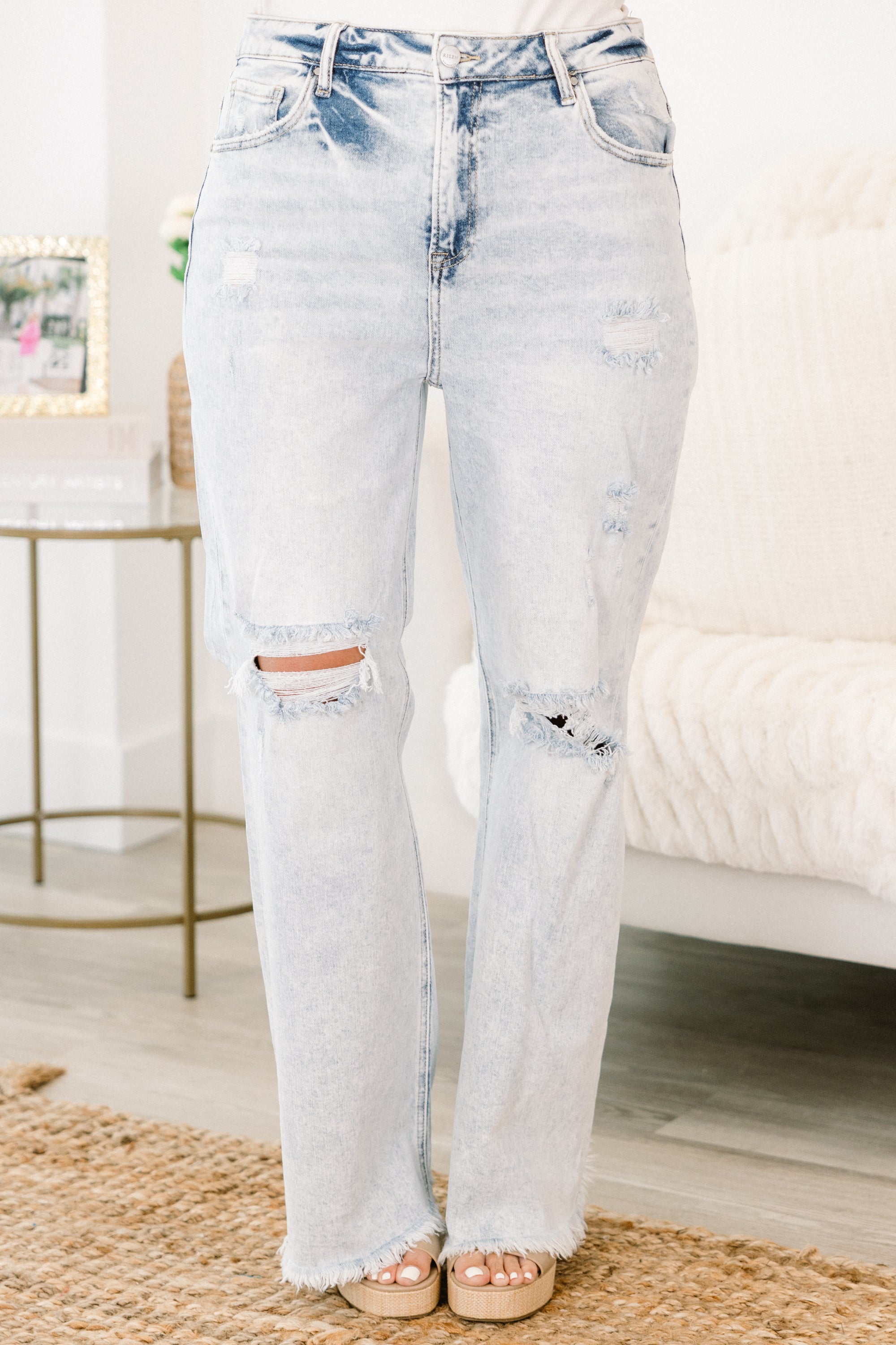 Ride That Wave Jeans, Light Wash