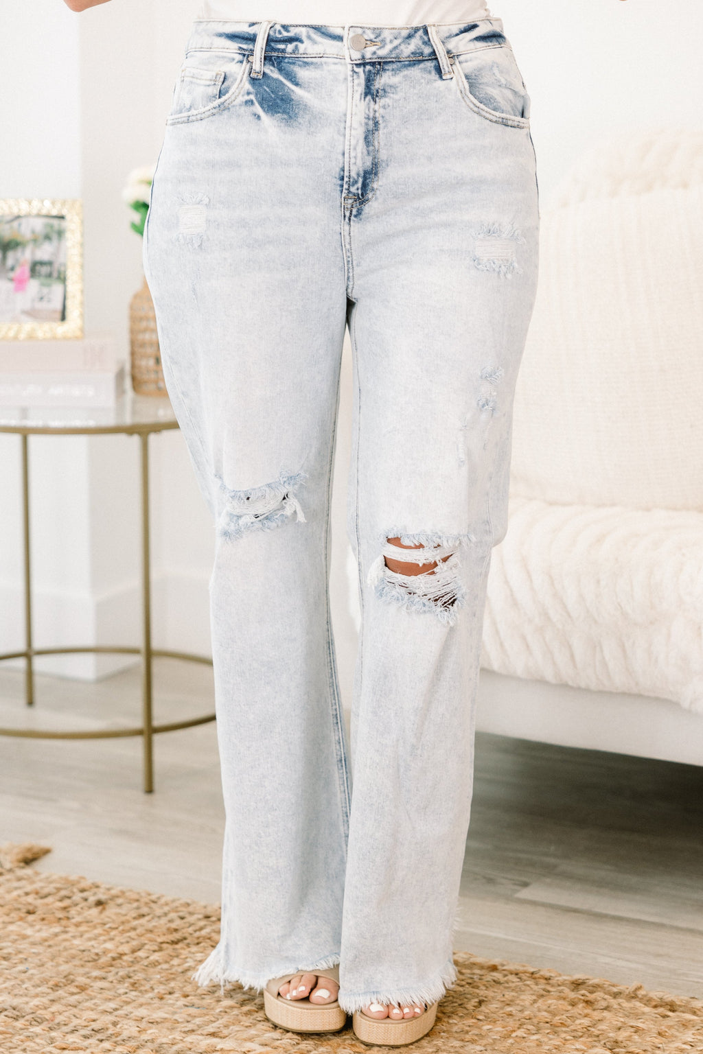 Ride That Wave Jeans, Light Wash