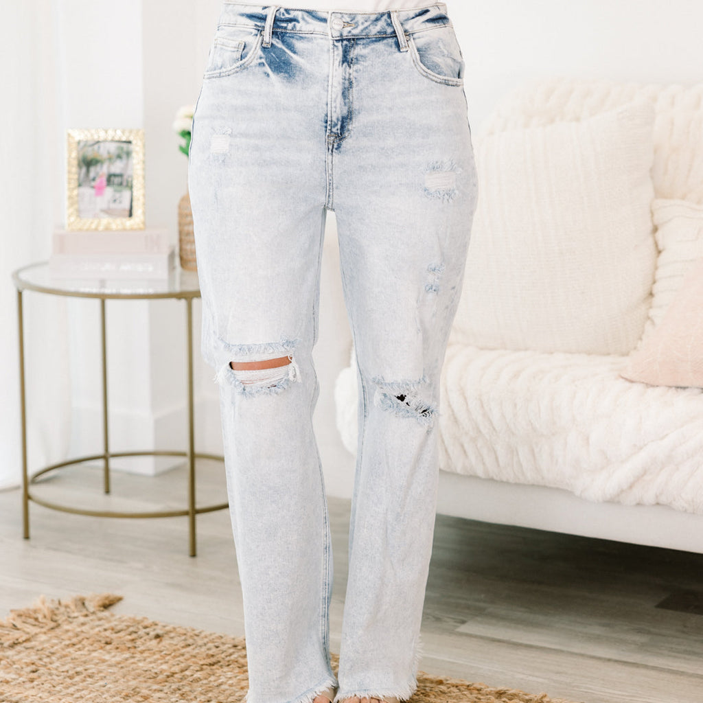 Ride That Wave Jeans, Light Wash