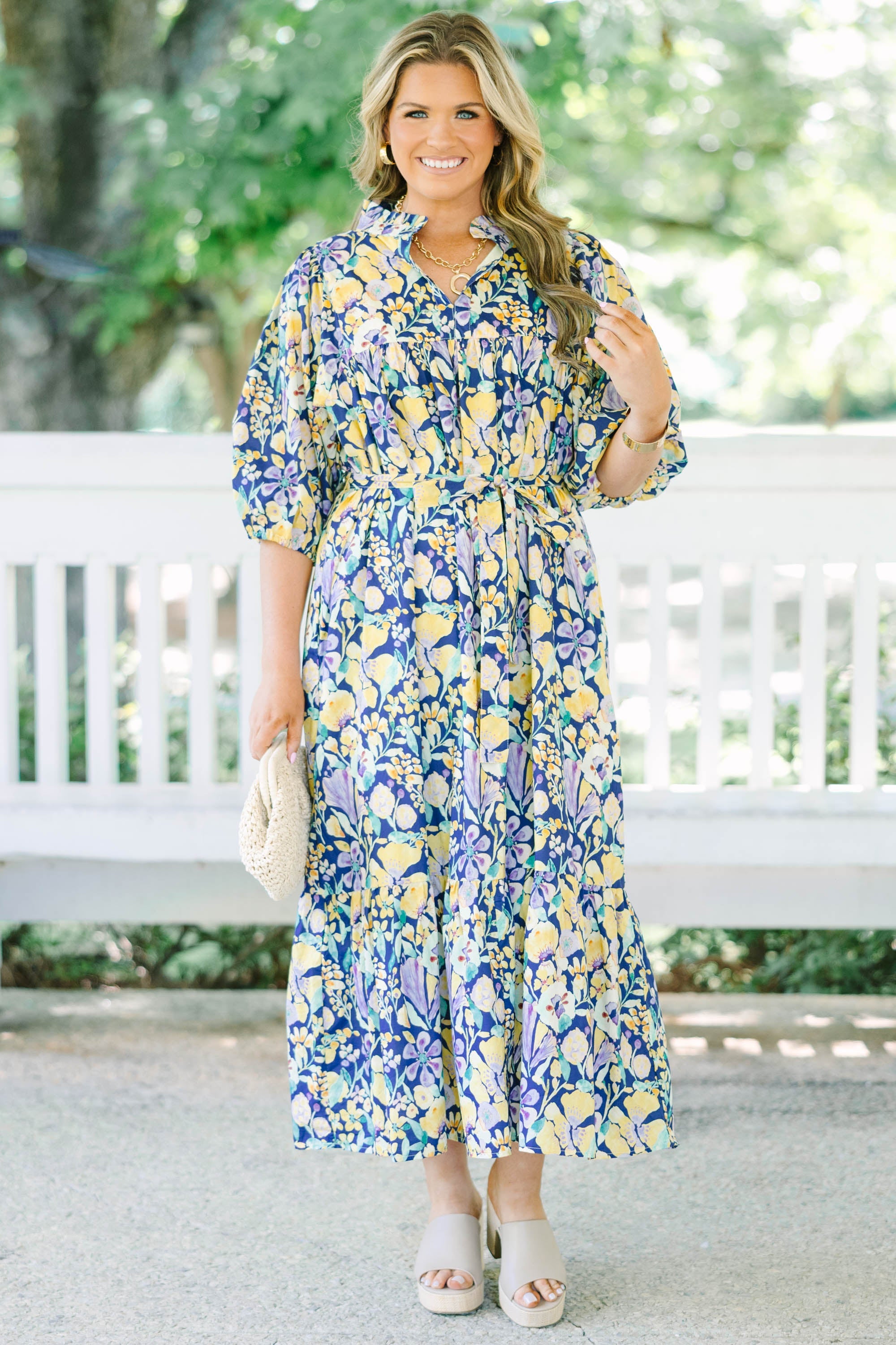 Right As Rain Dress, Navy