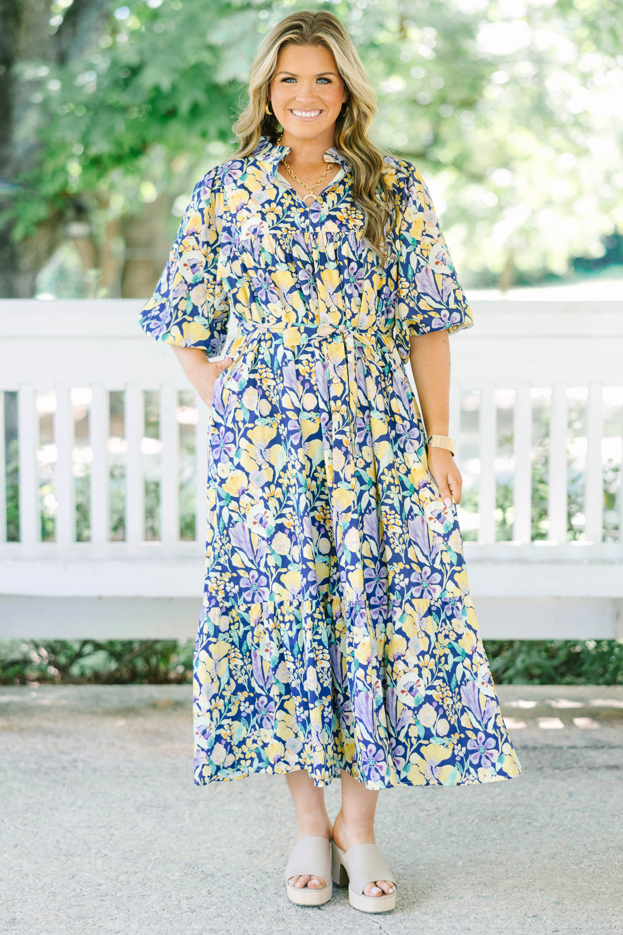 Right As Rain Dress, Navy