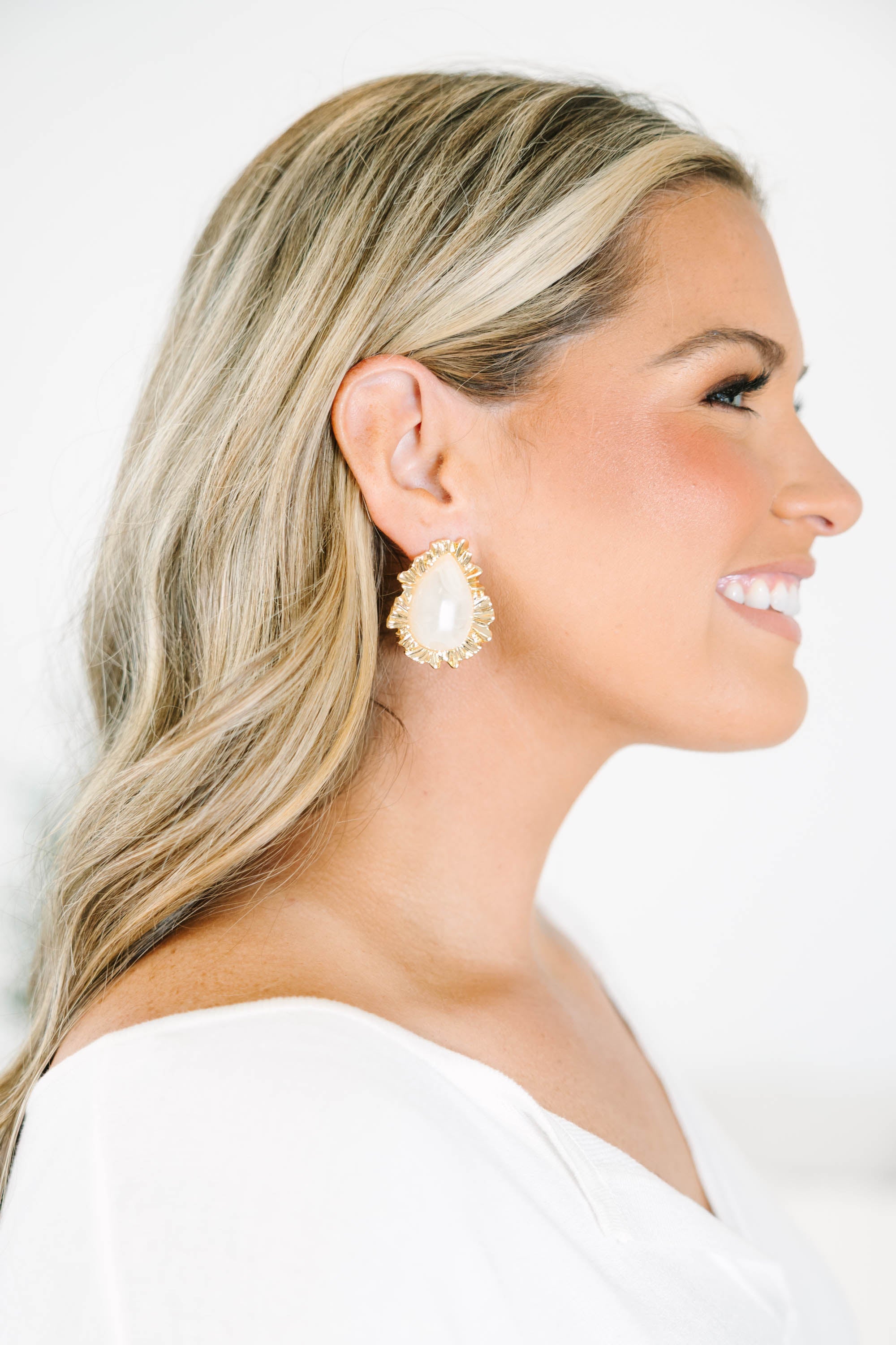 Right Next To You Earrings, Gold