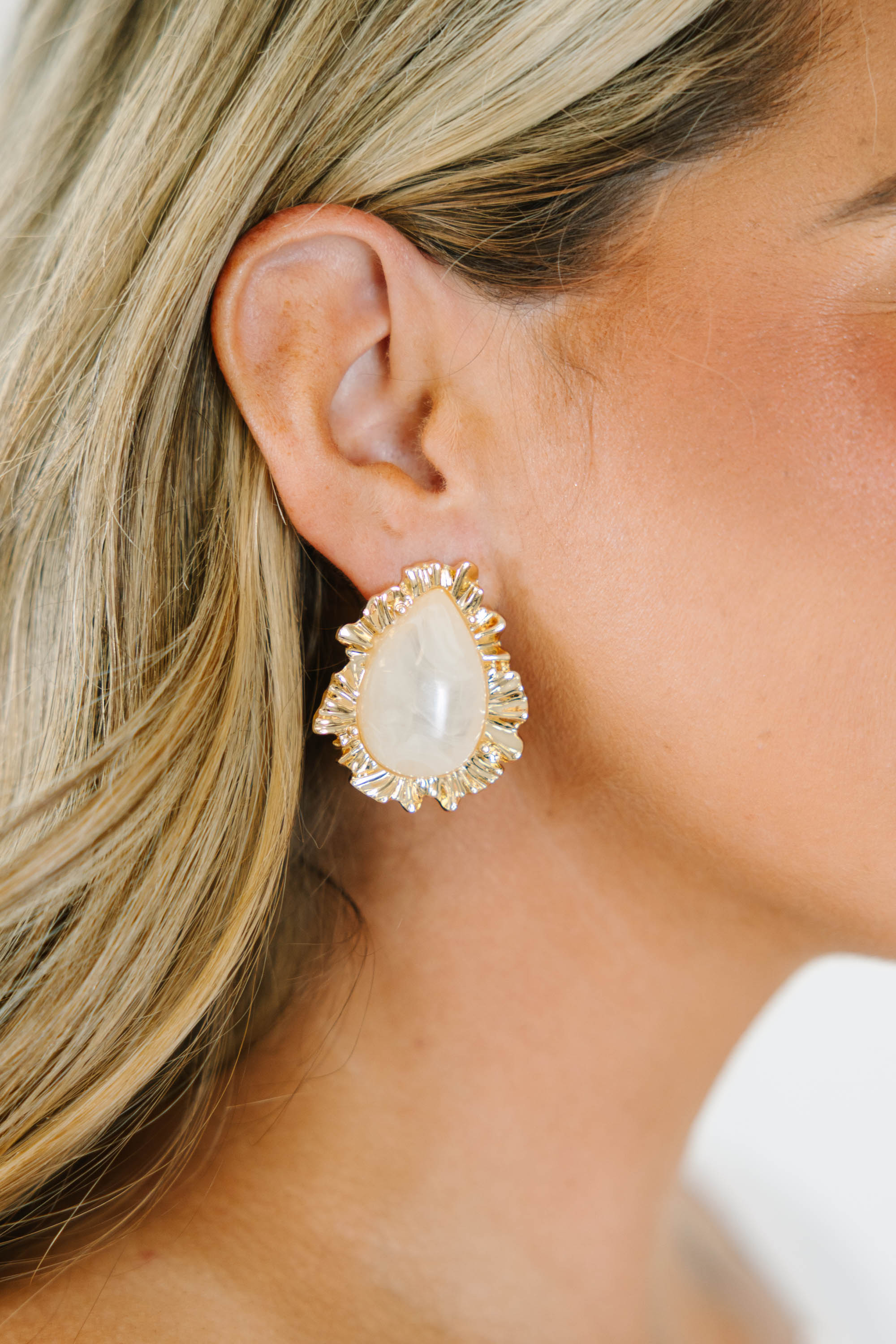 Right Next To You Earrings, Gold