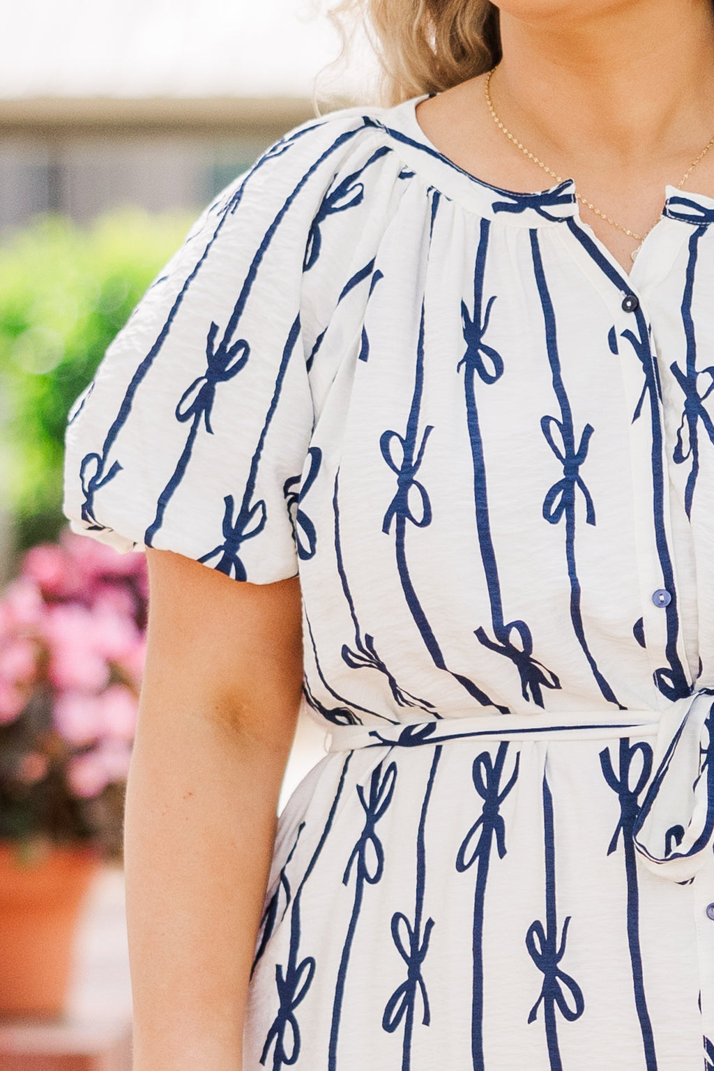 Ripples Of Reflection Dress, Off White