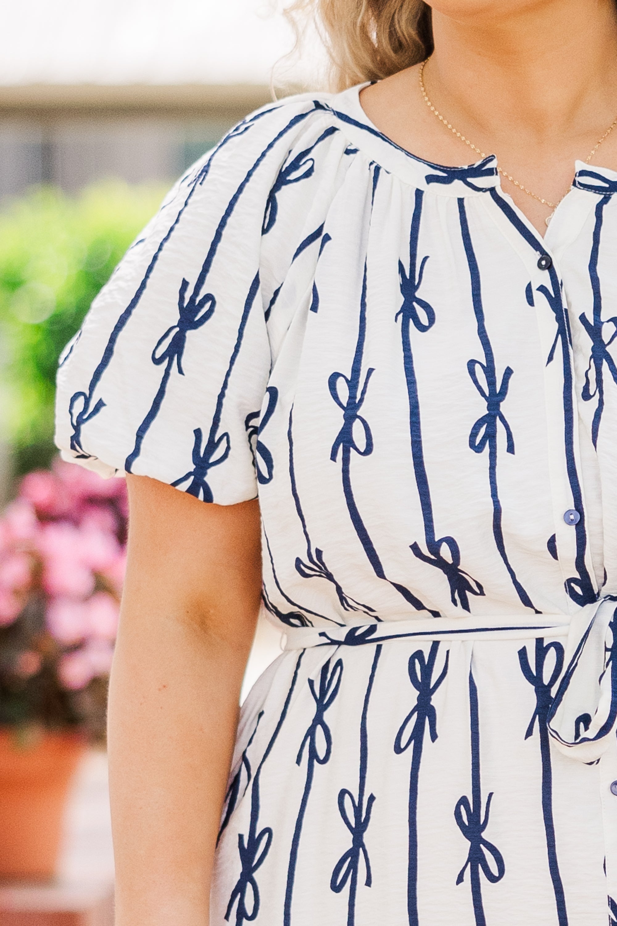 Ripples Of Reflection Dress, Off White