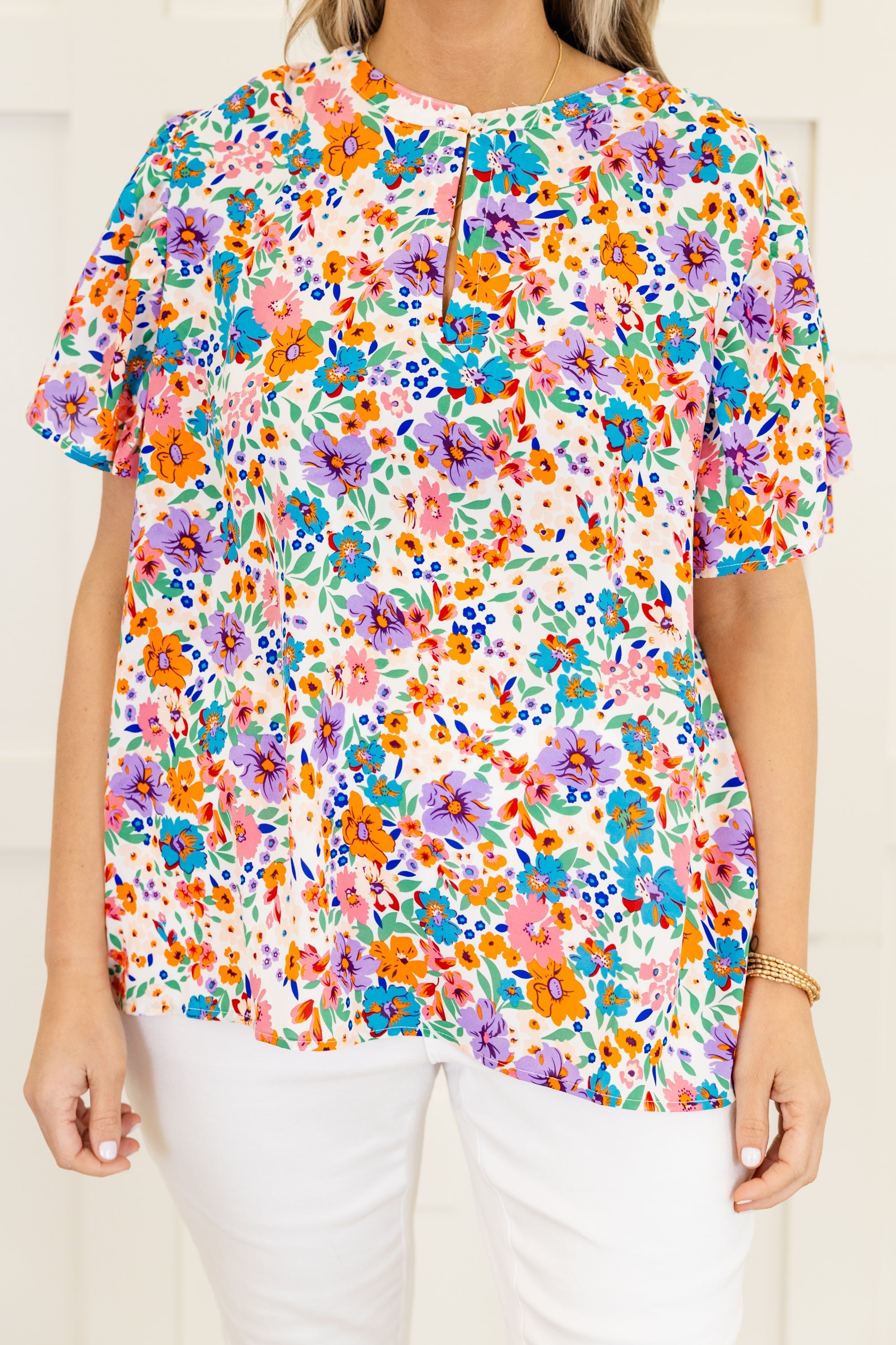 Rise and Shine Top, White