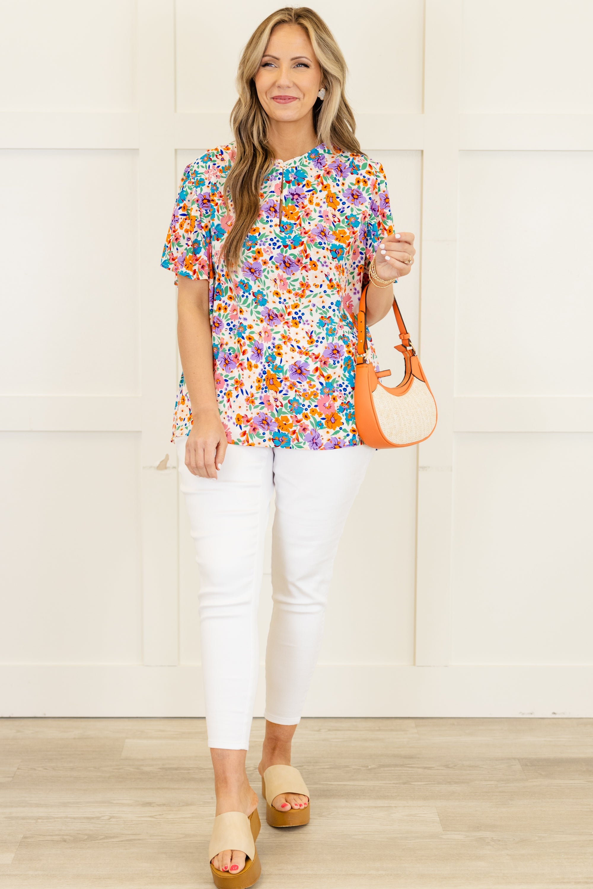 Rise and Shine Top, White