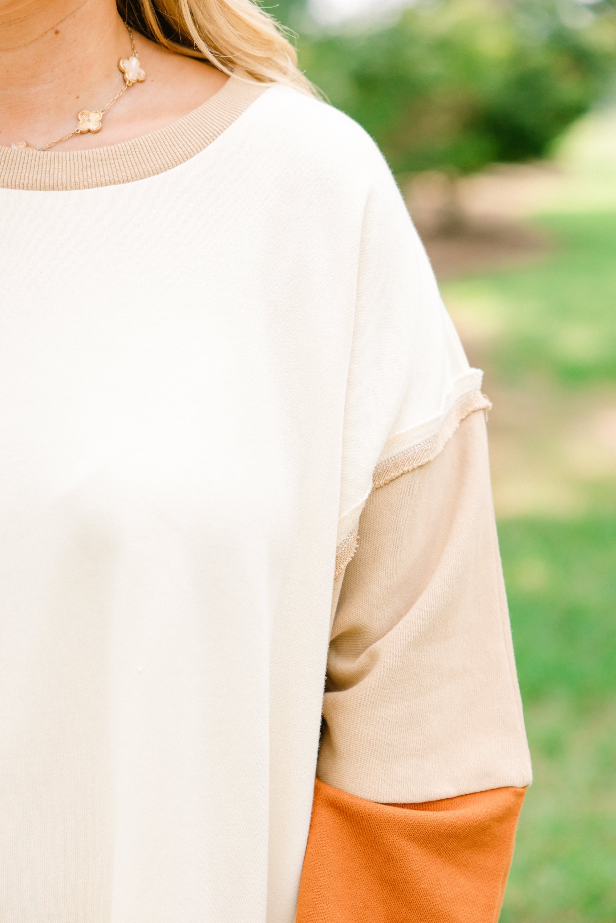 Rising To The Opportunity Pullover, Brown