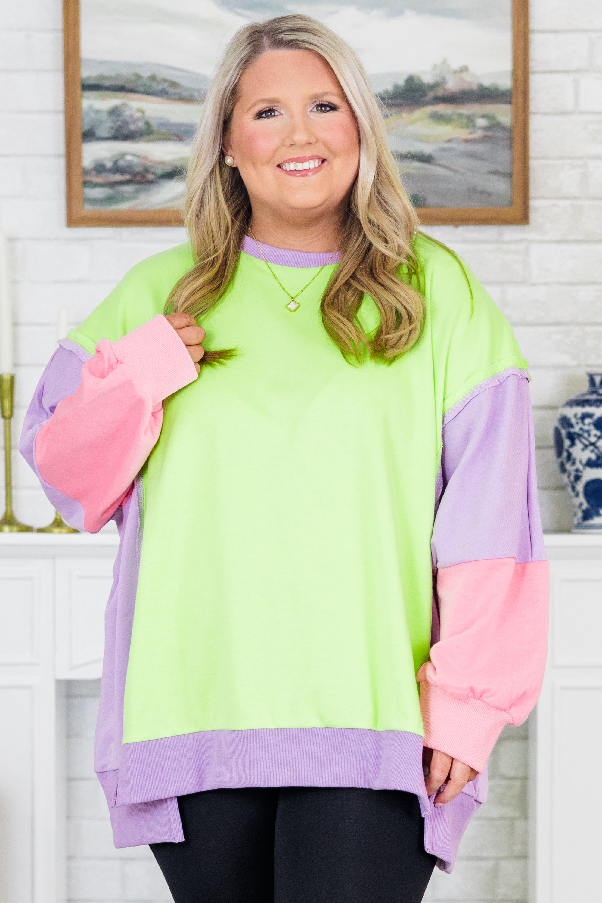 Rising To The Opportunity Pullover, Green
