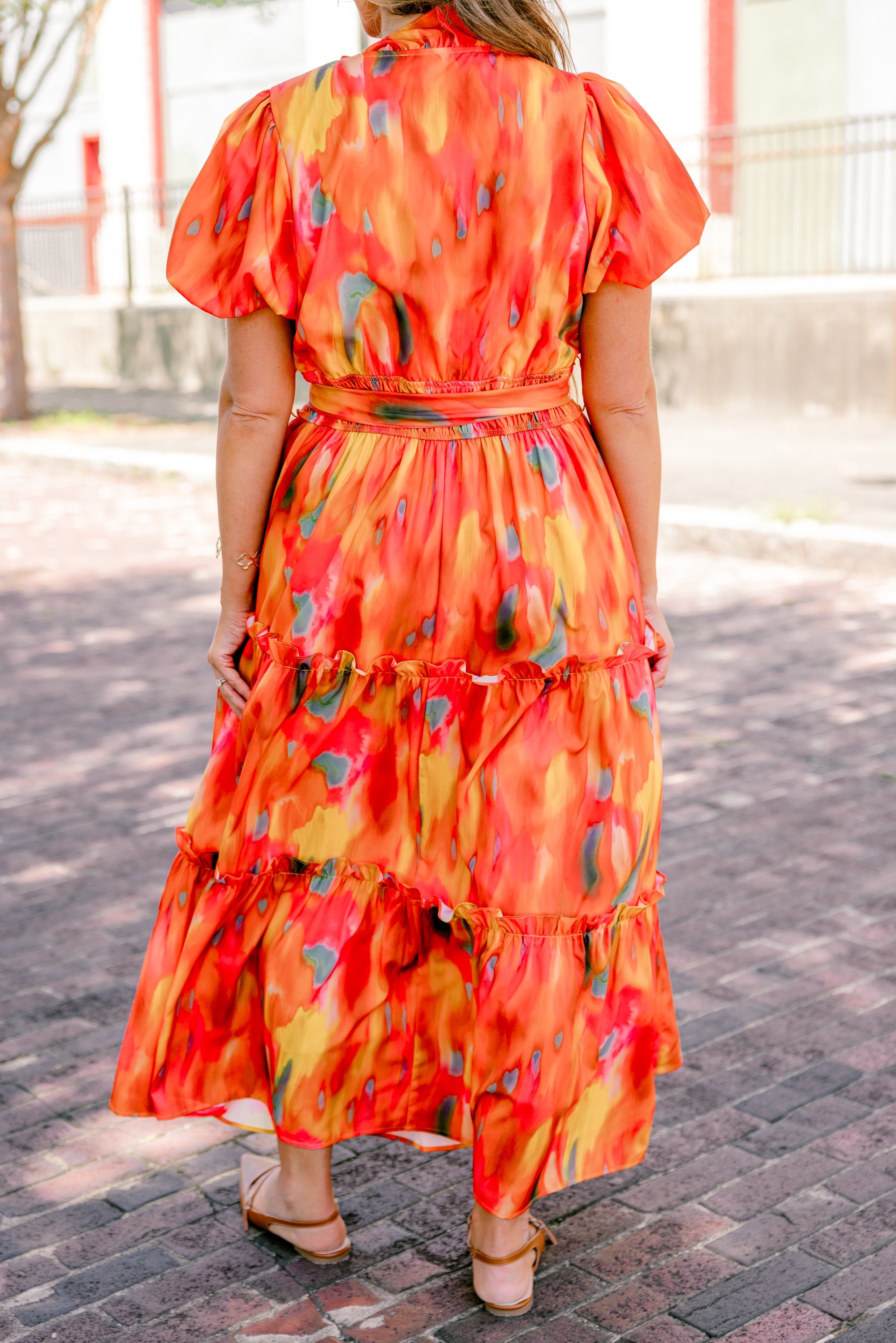 Risk Taker Dress, Orange
