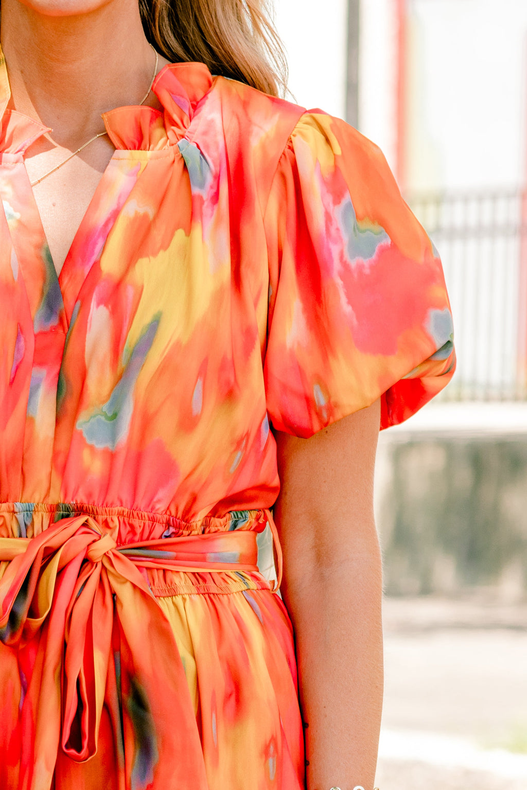 Risk Taker Dress, Orange