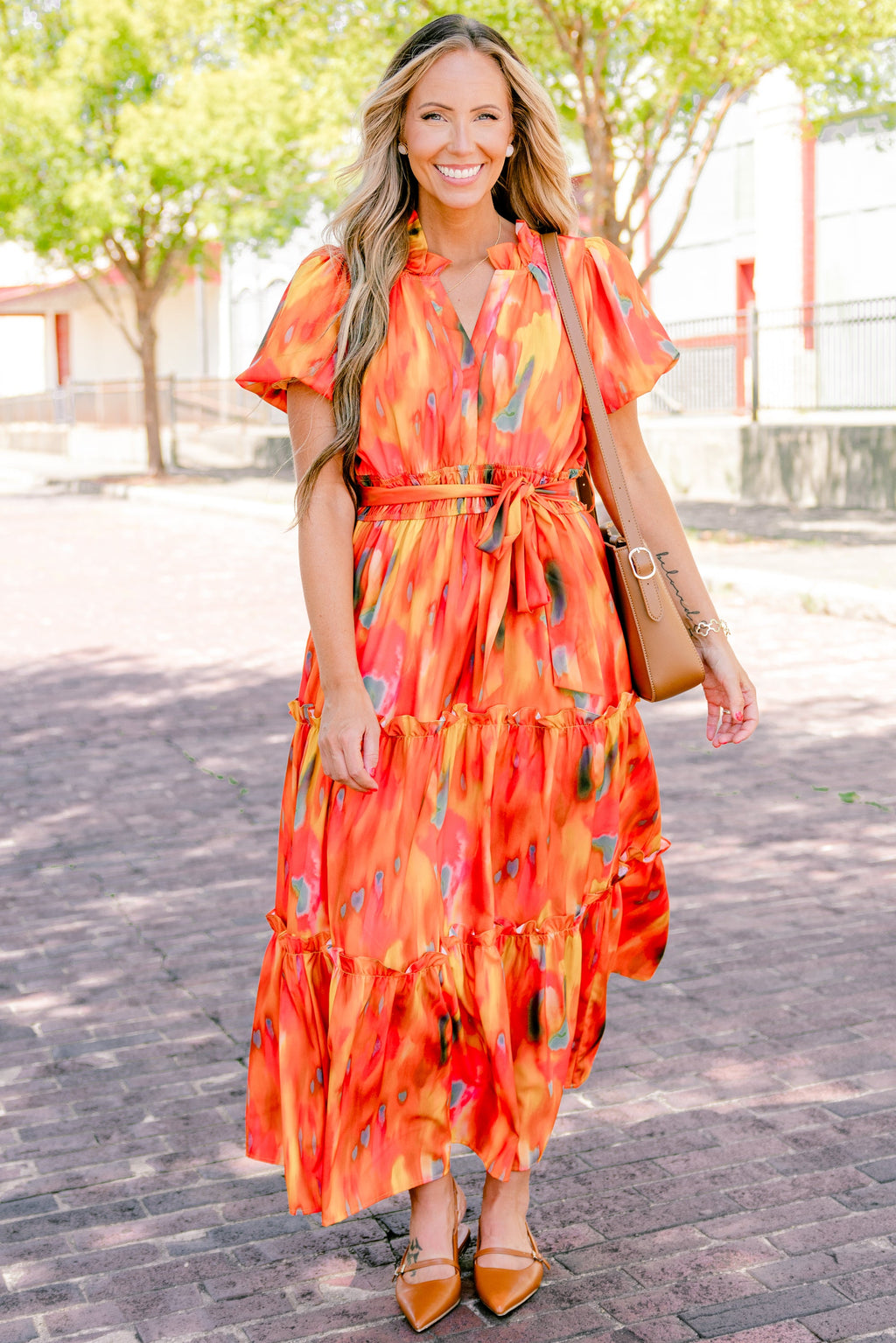 Risk Taker Dress, Orange
