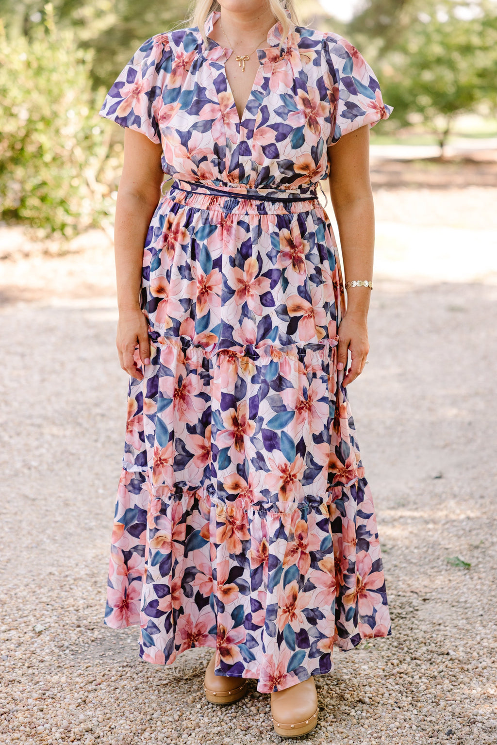 Risk Taker Dress, White-Navy