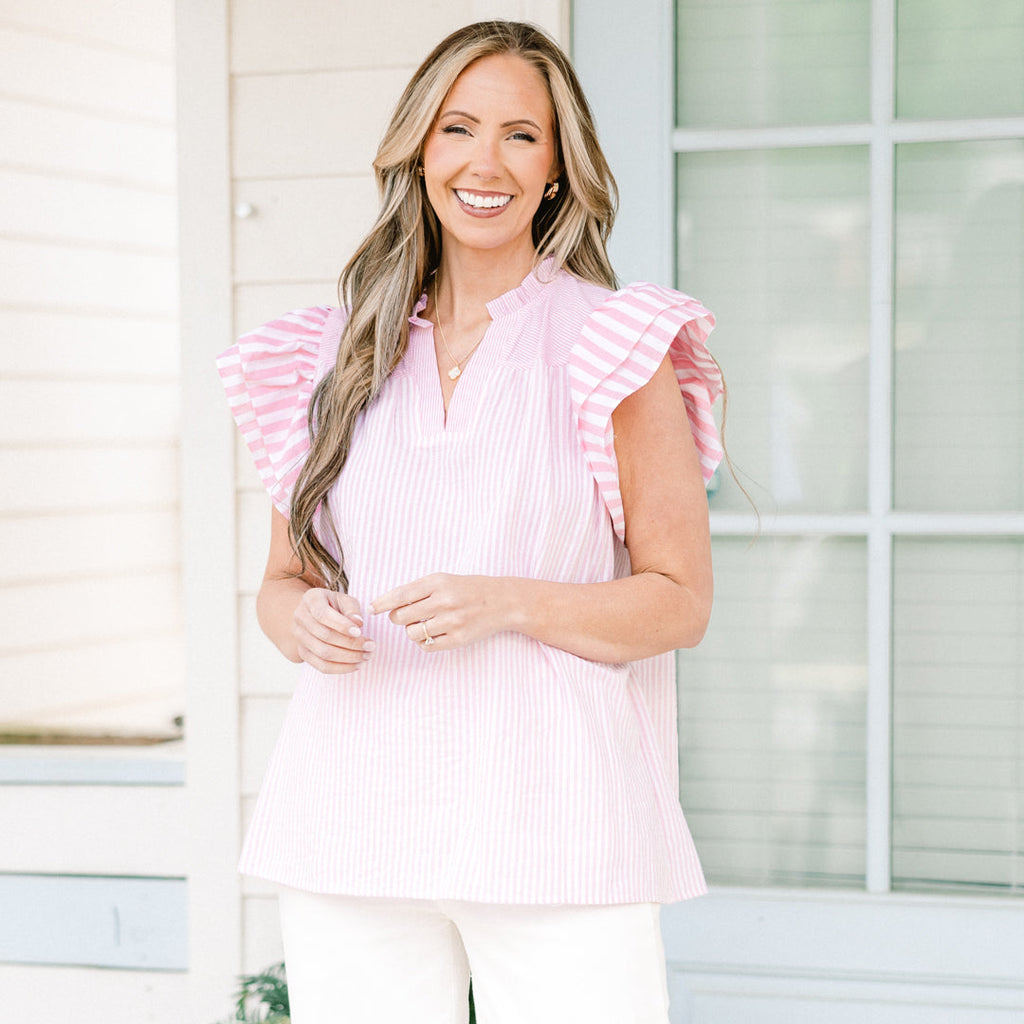 Road Ahead Top, Pink