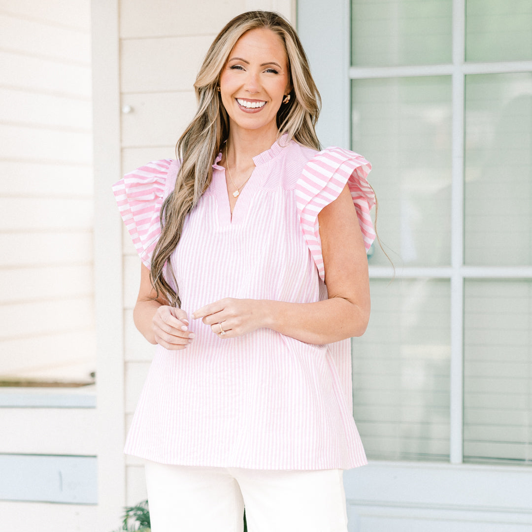 Road Ahead Top, Pink