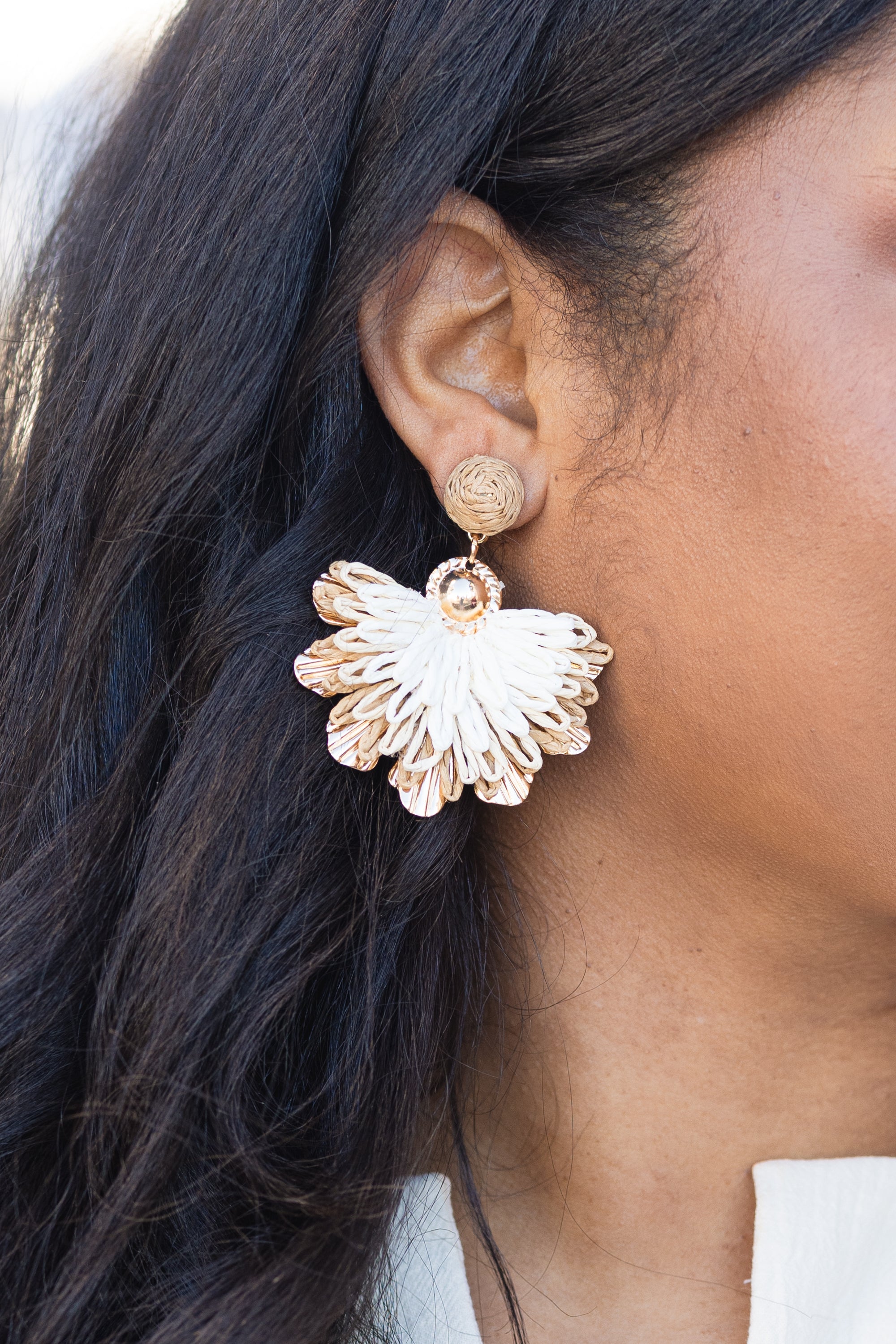 Roam And Radiate Earrings, Natural