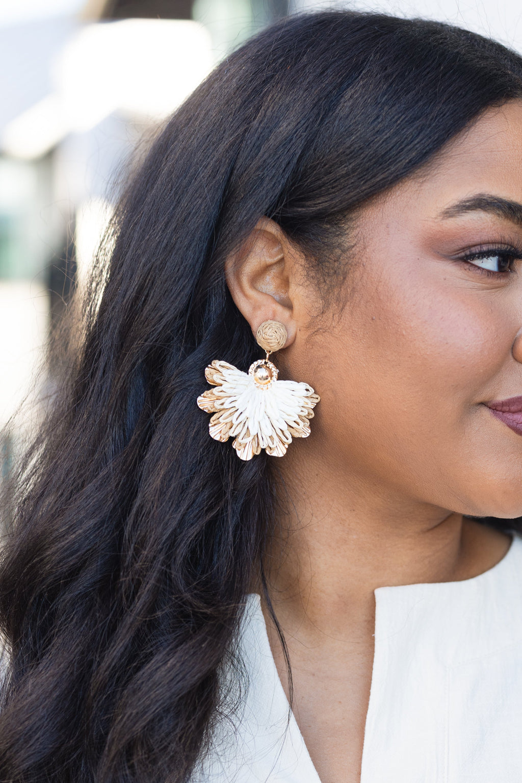 Roam And Radiate Earrings, Natural