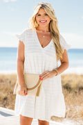 Roam With Me Dress, White