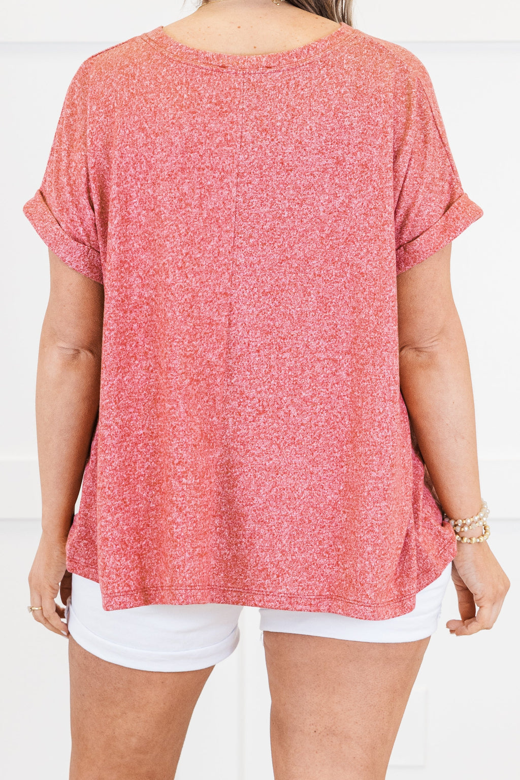 Roaming Around Tee, Dark Red