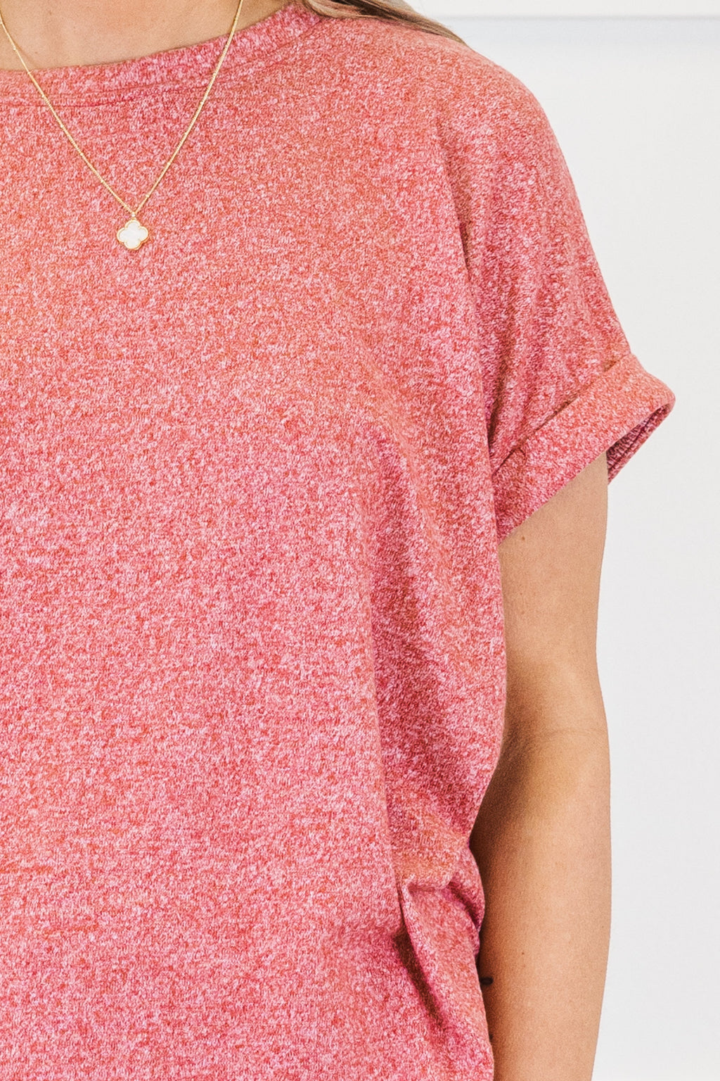 Roaming Around Tee, Dark Red