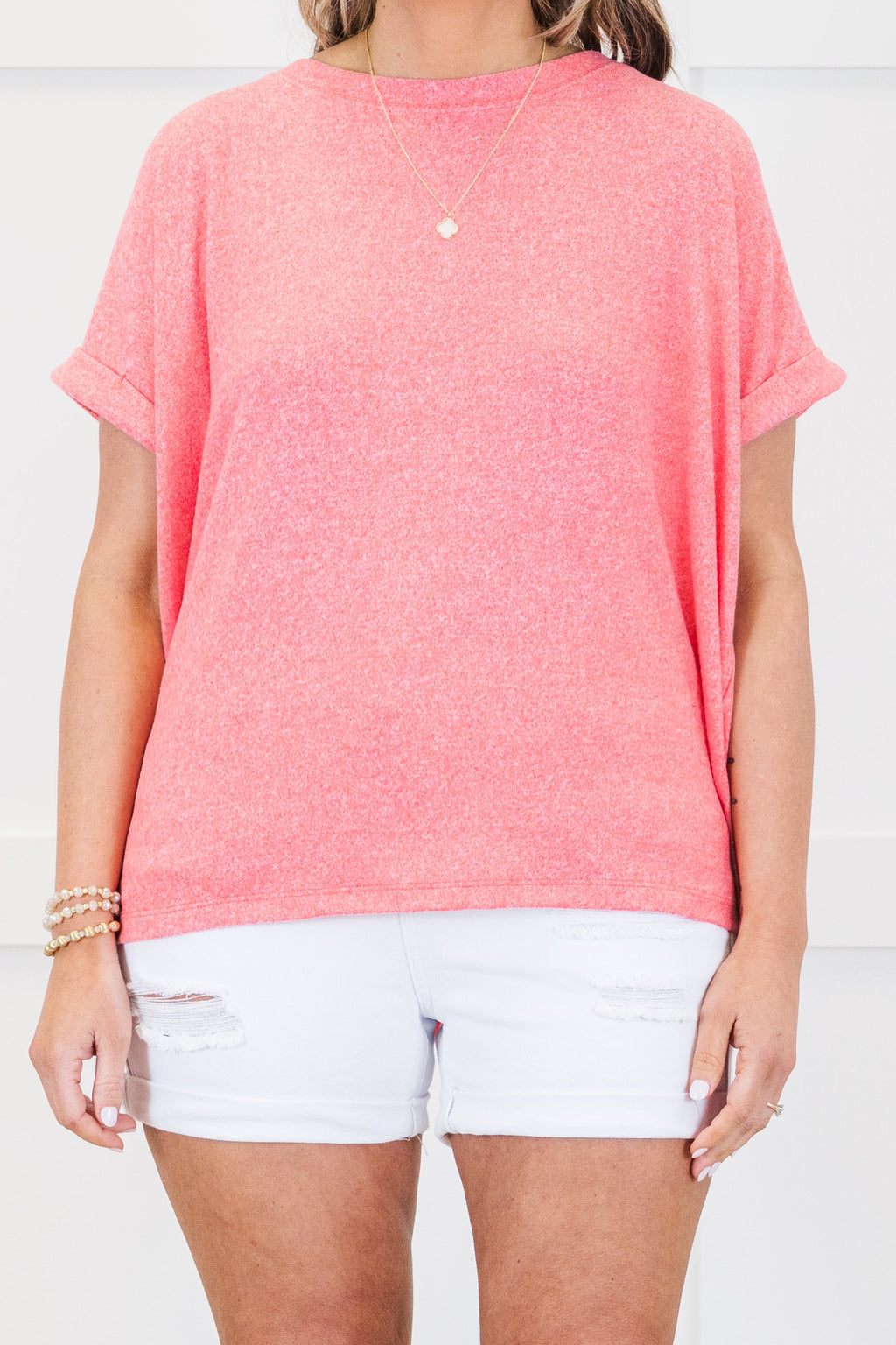 Roaming Around Tee, Fuchsia