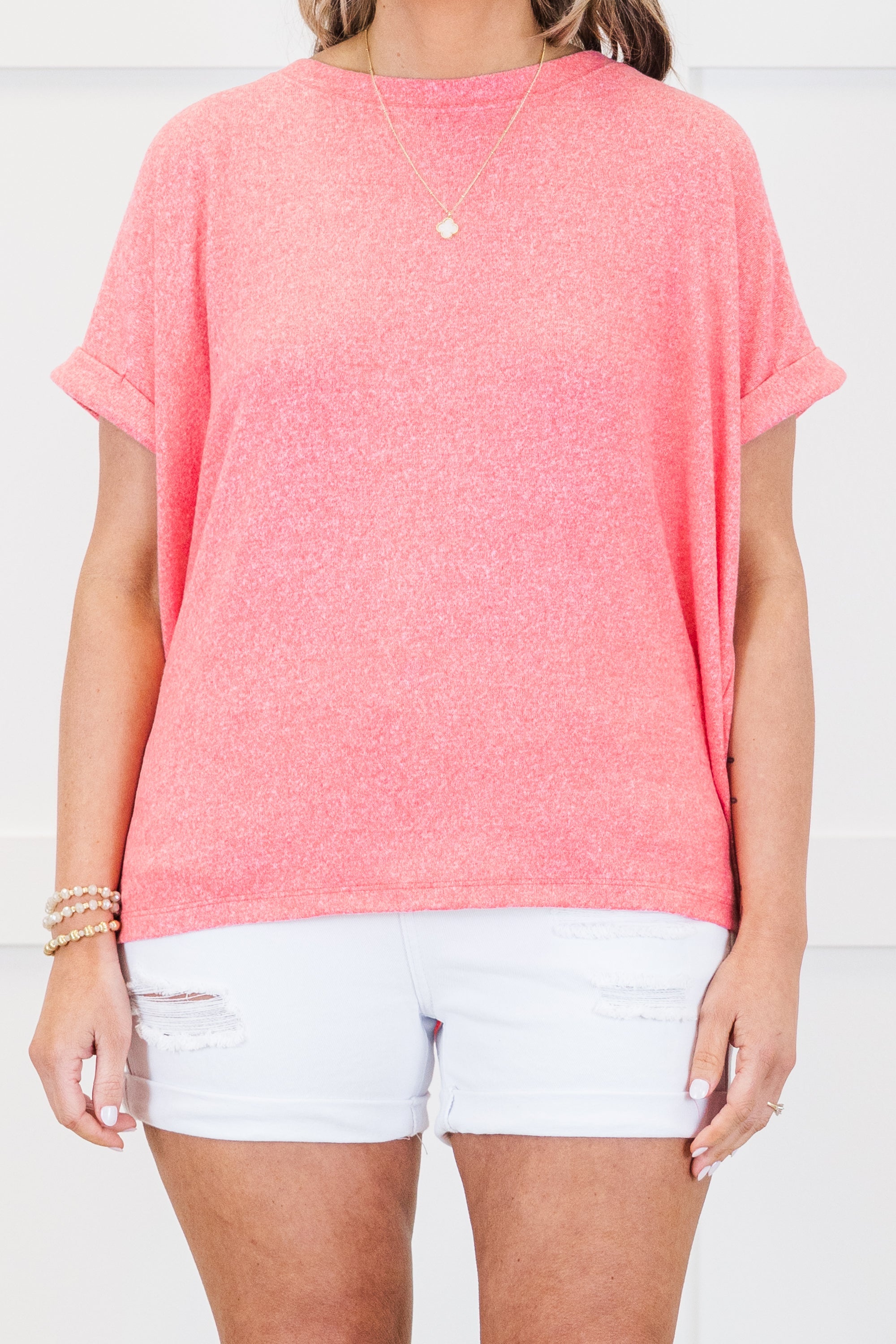 Roaming Around Tee, Fuchsia