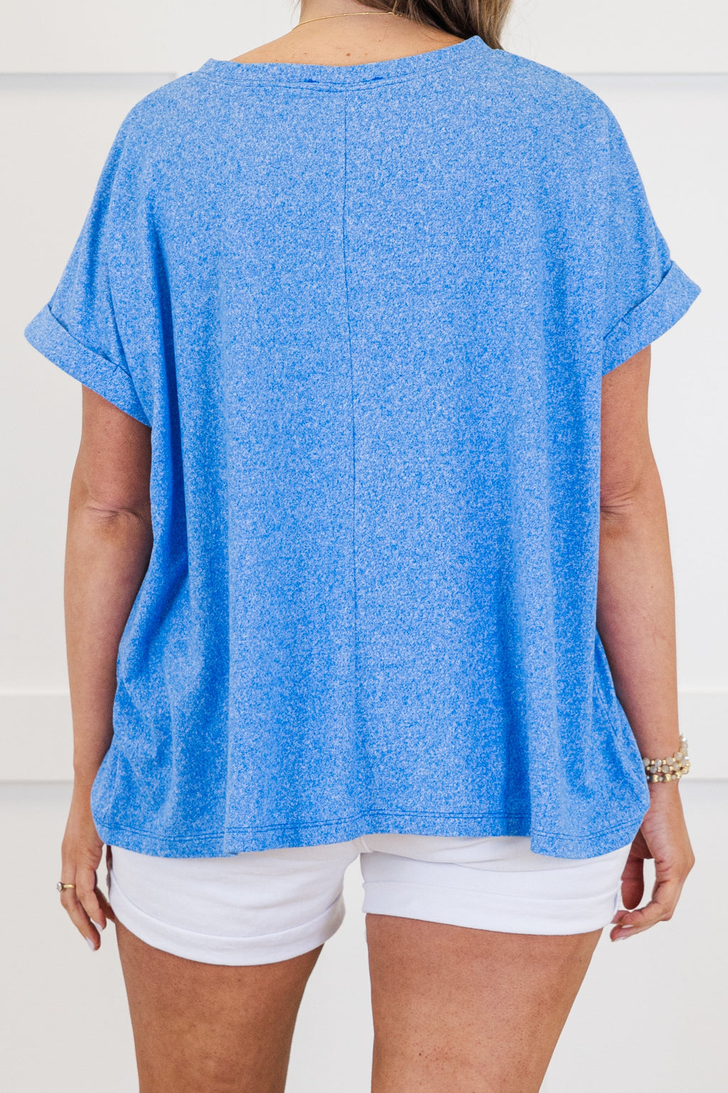 Roaming Around Tee, Ocean Blue