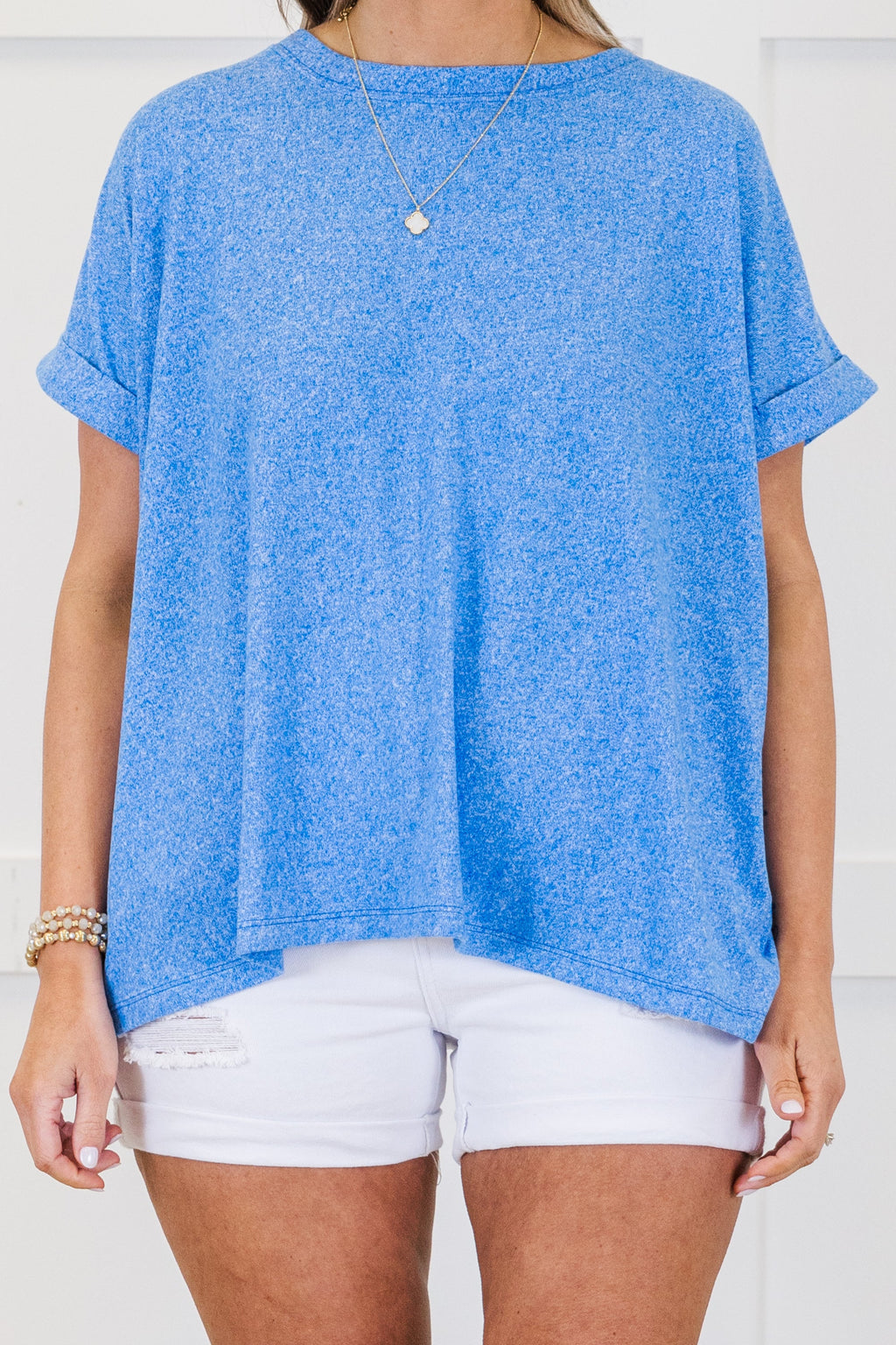Roaming Around Tee, Ocean Blue