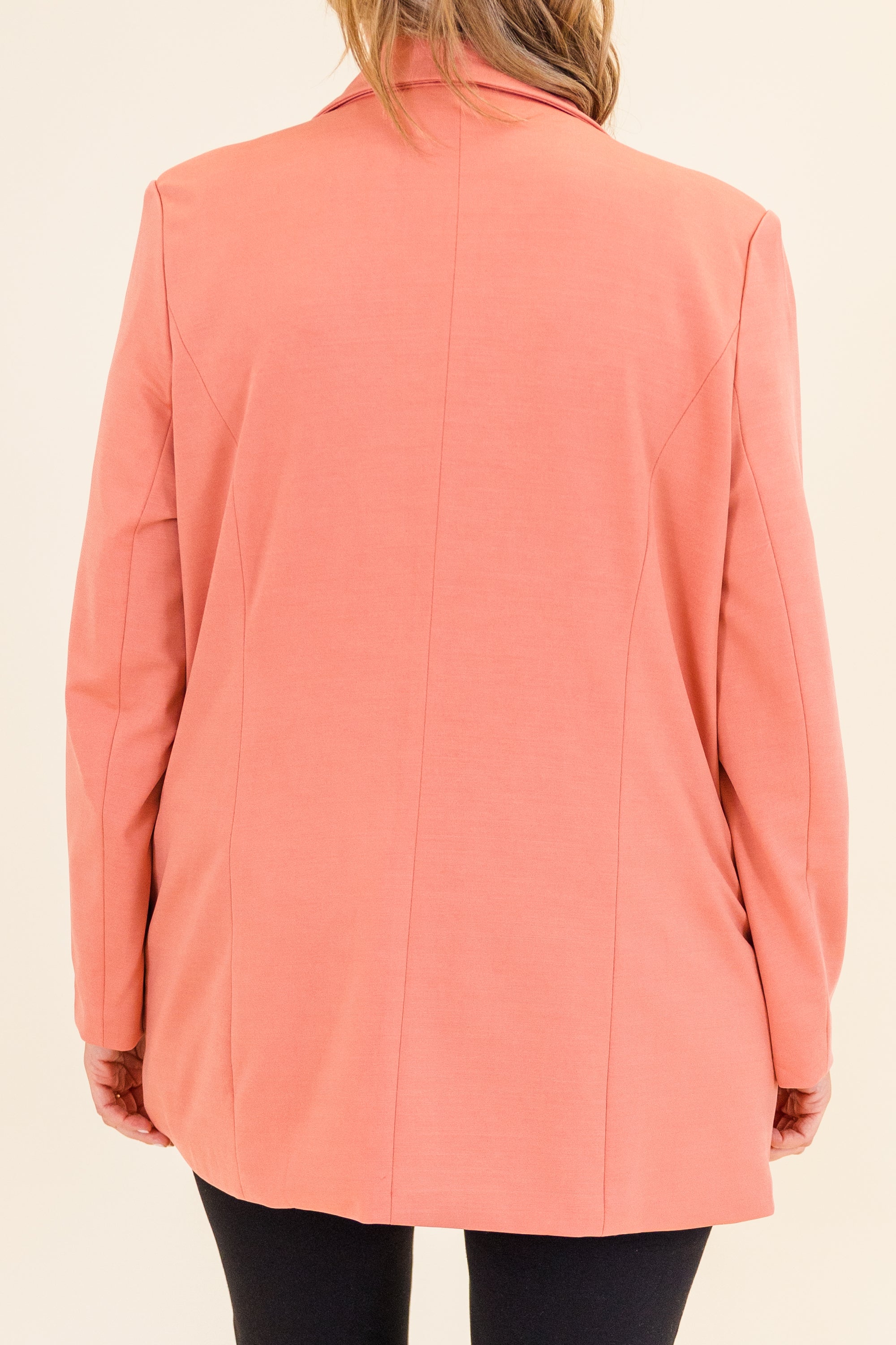 Rosy Glow Blazer, Mauve