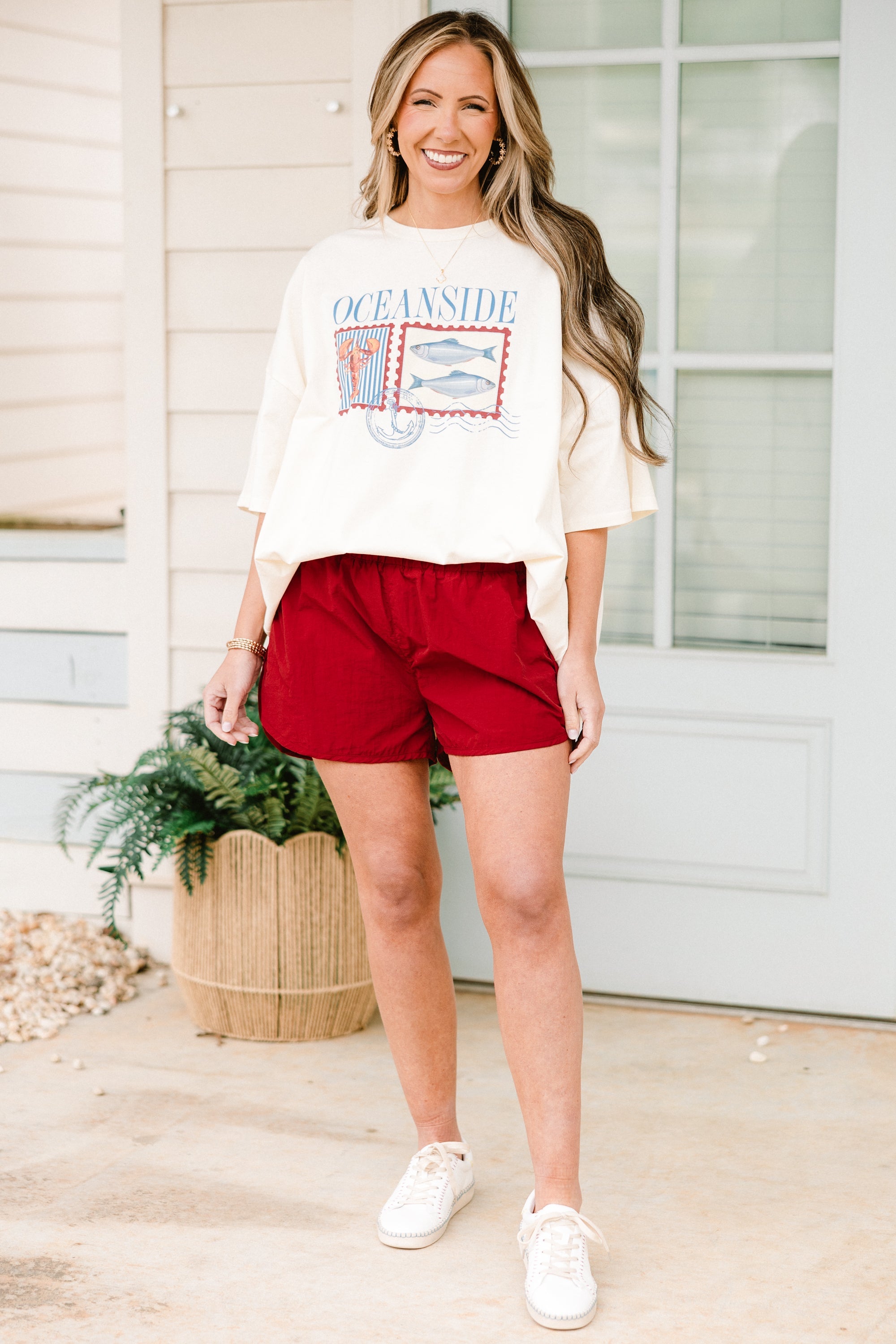 Run The World Shorts, Copper Red