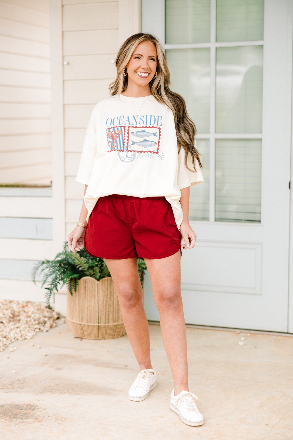 Run The World Shorts, Copper Red