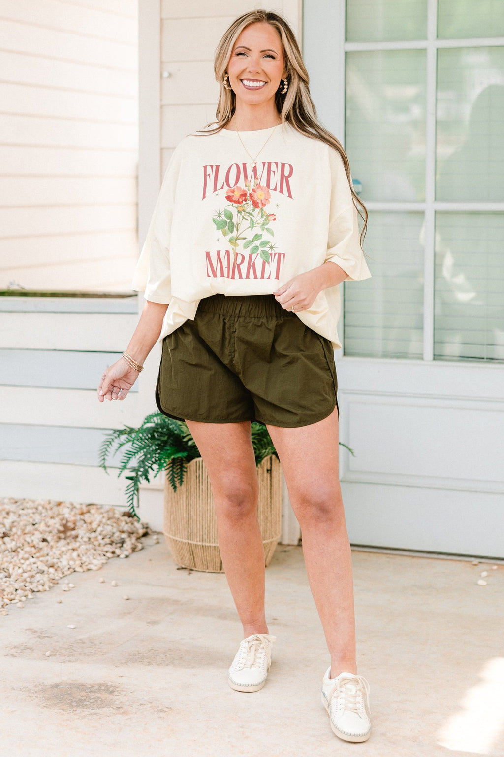 Run The World Shorts, Dark Olive