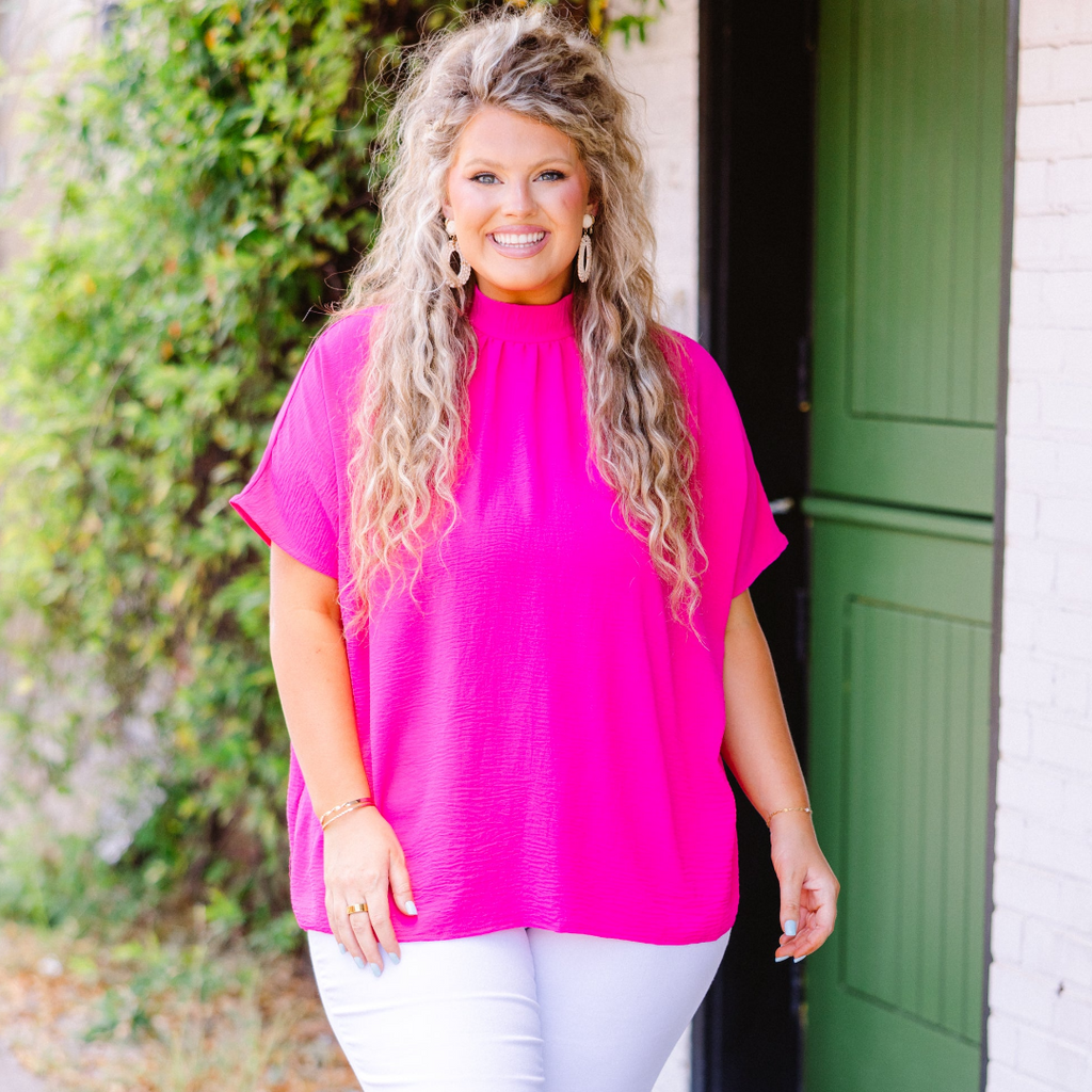 Runnin' This Town Top, Hot Pink