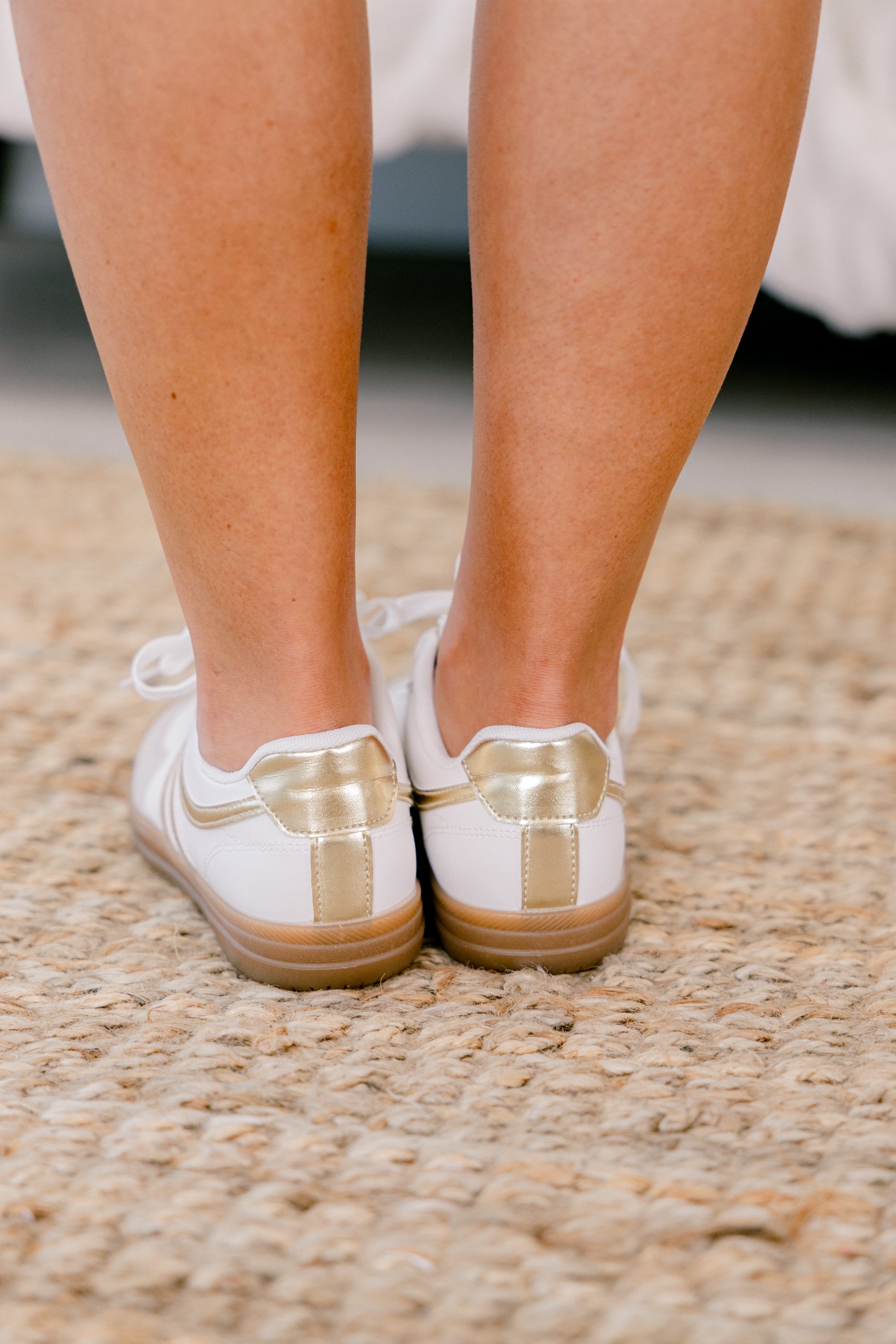 Running The Show Sneakers, Gold