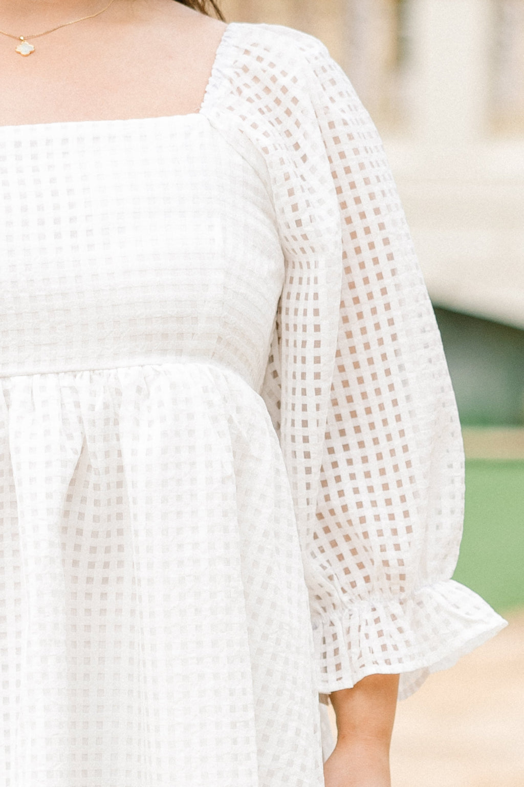 Running Through The Garden Dress, Off White