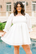 Running Through The Garden Dress, Off White