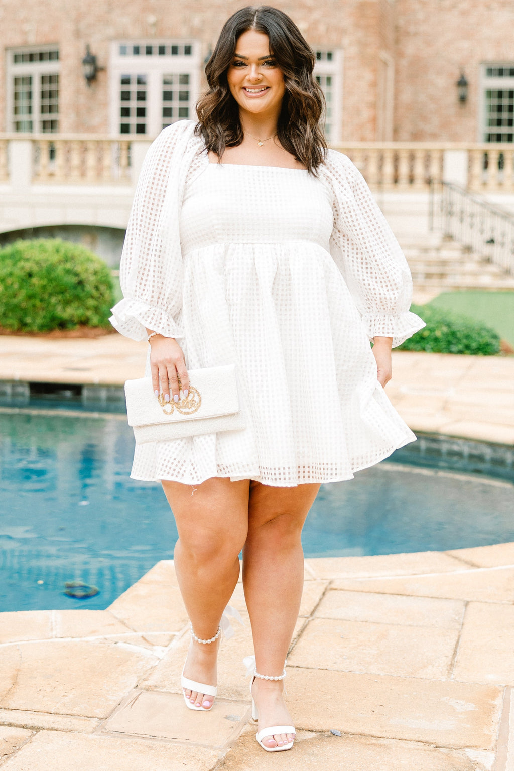 Running Through The Garden Dress, Off White