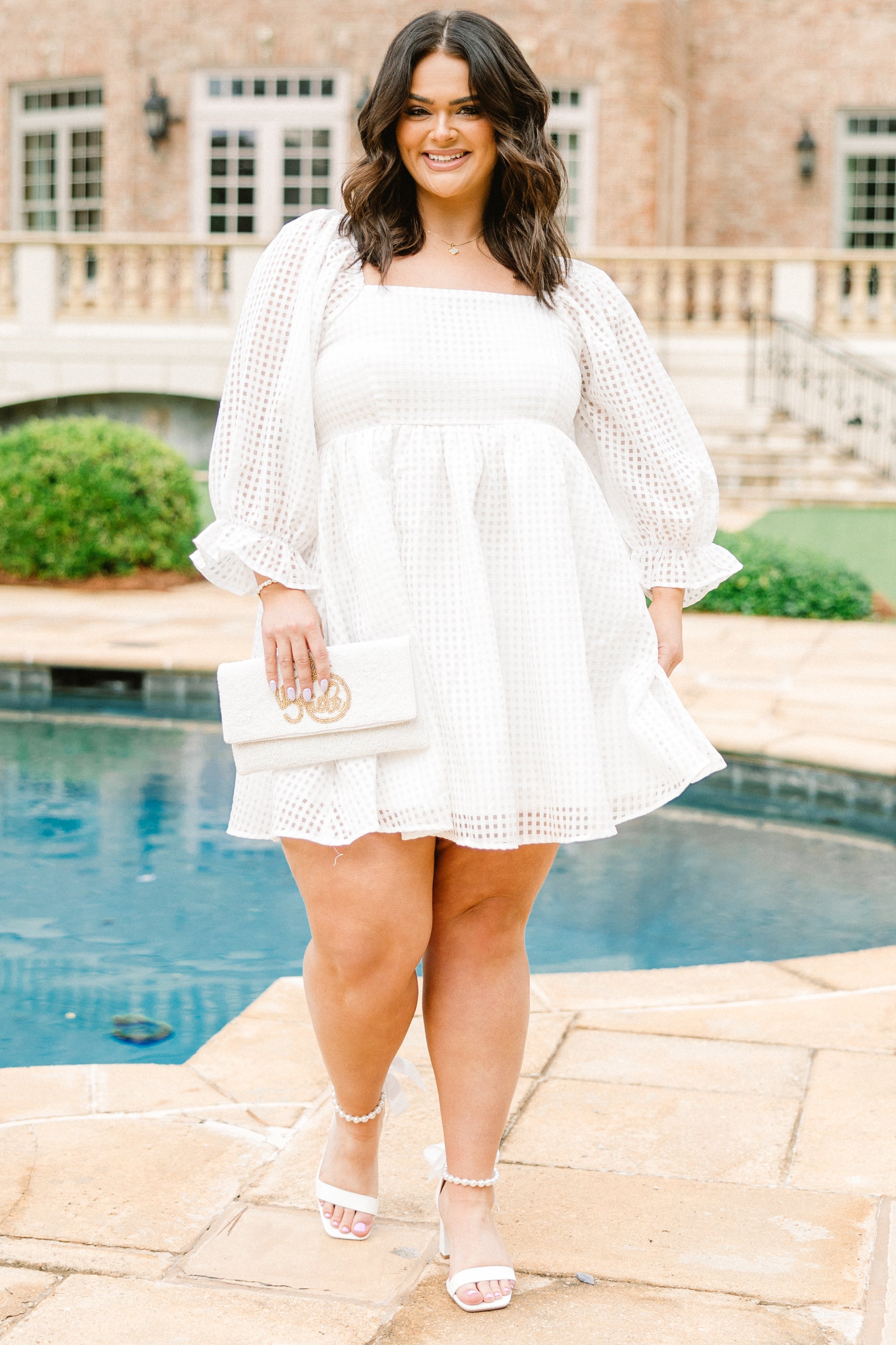 Running Through The Garden Dress, Off White