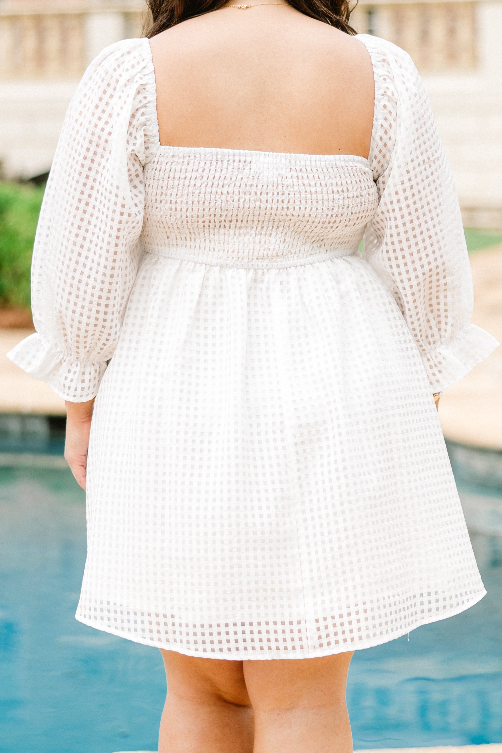 Running Through The Garden Dress, Off White