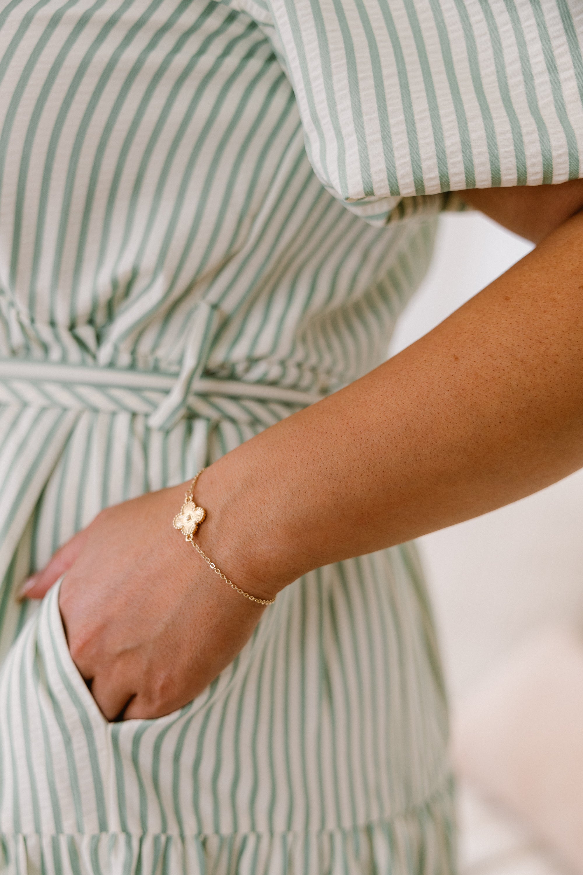 Running With It Bracelet, Gold