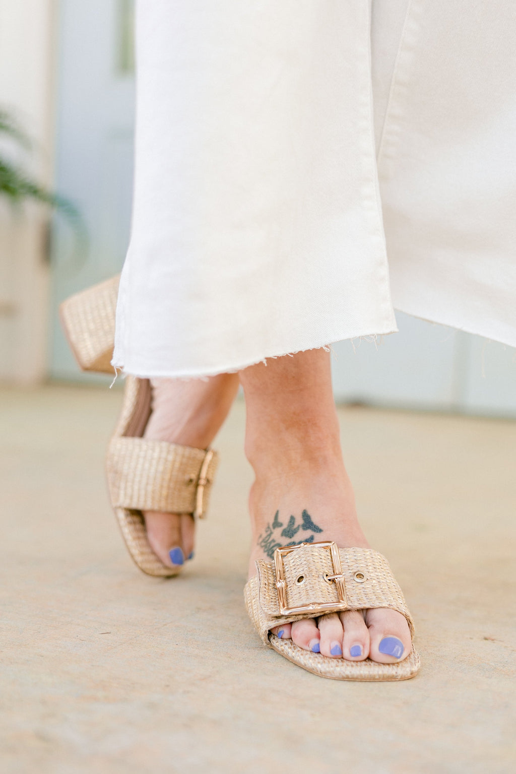 Said In Stride Heels, Gold