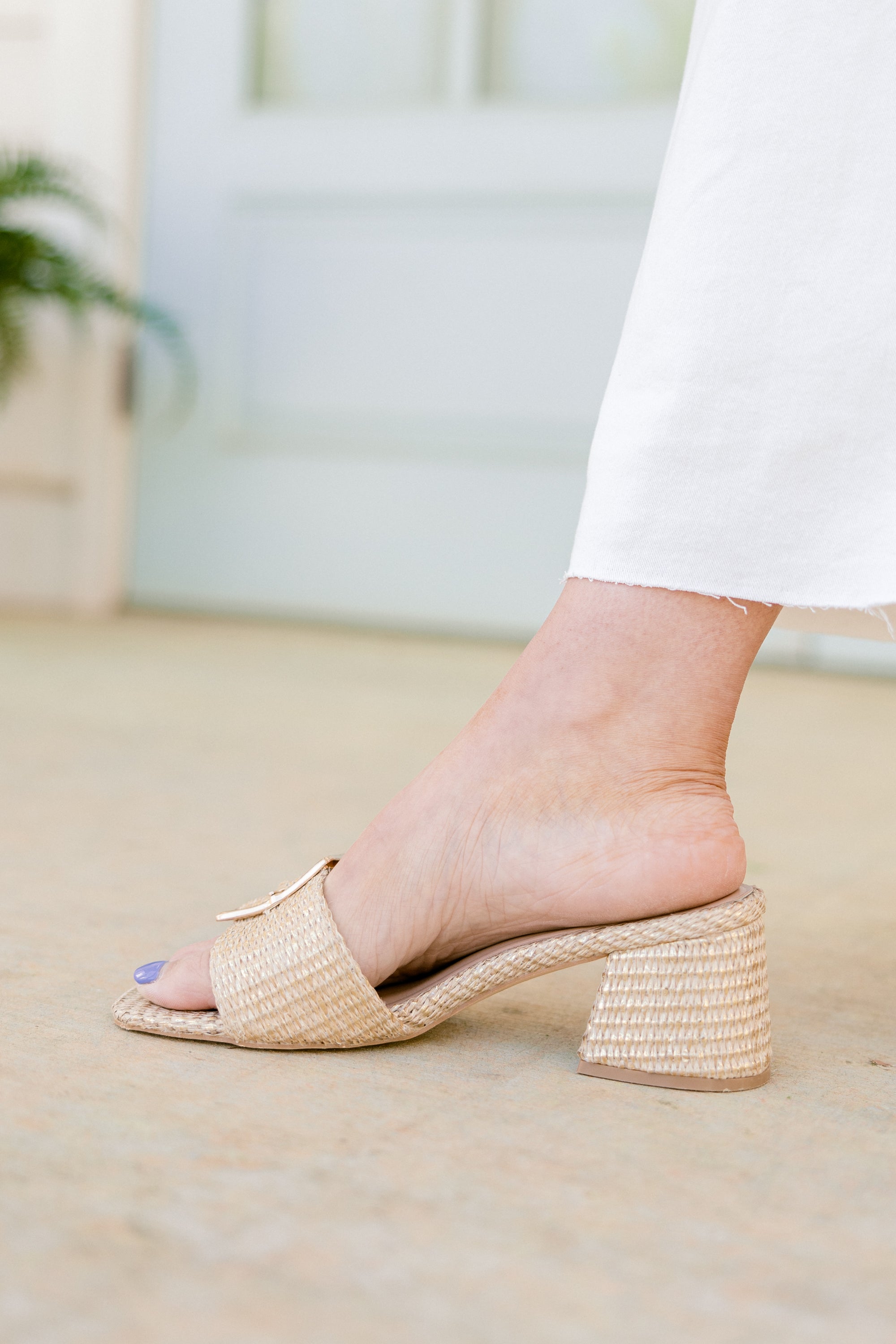 Said In Stride Heels, Gold